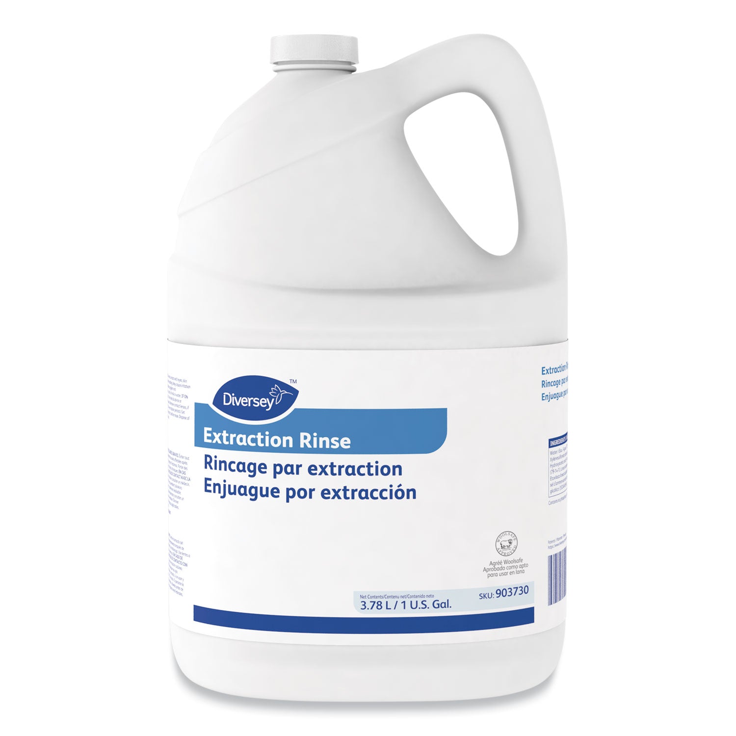 Carpet Extraction Rinse, Floral Scent, 1 gal Bottle, 4/Carton