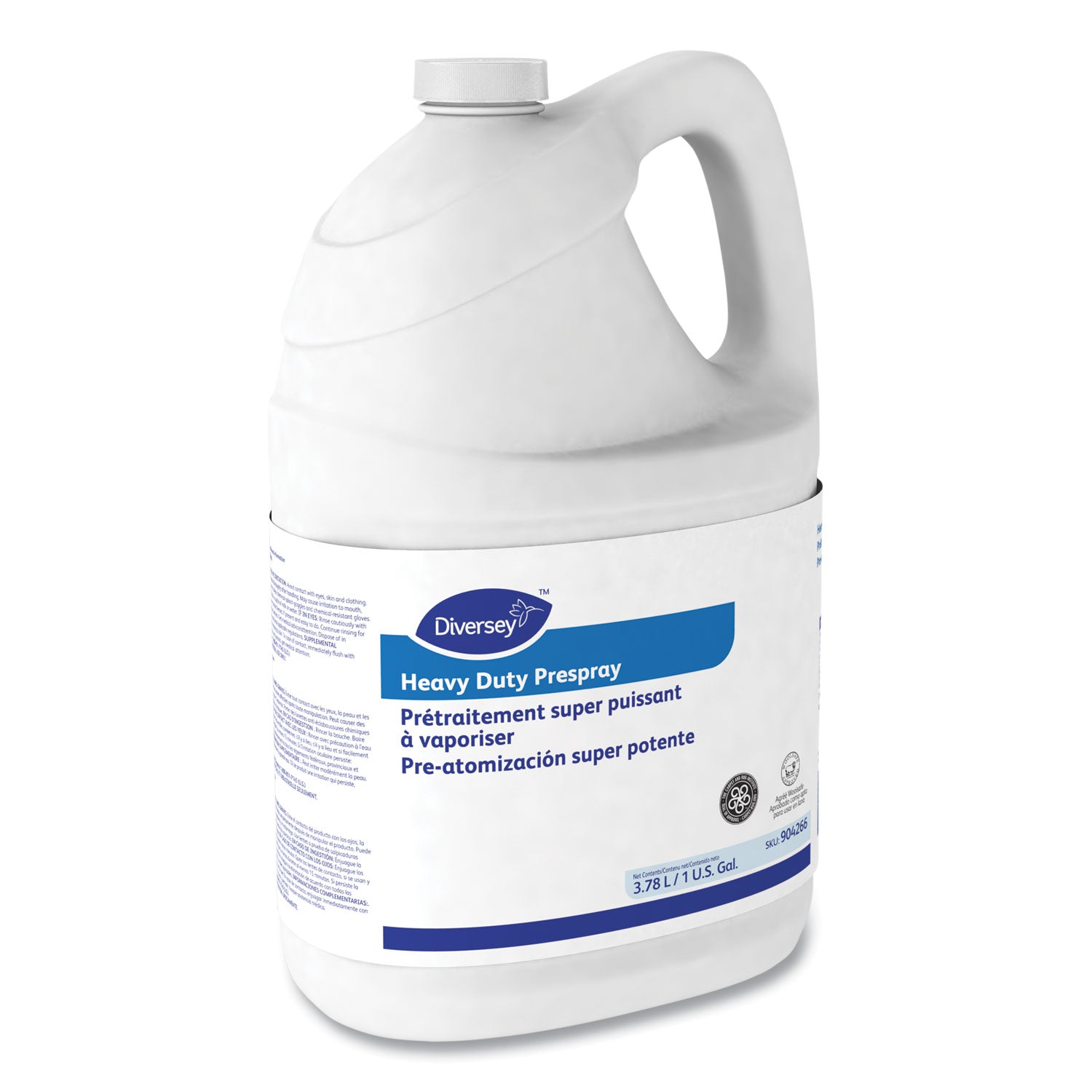 Diversey™ Carpet Cleanser Heavy-Duty Prespray, Fruity Scent, 1 gal Bottle, 4/Carton