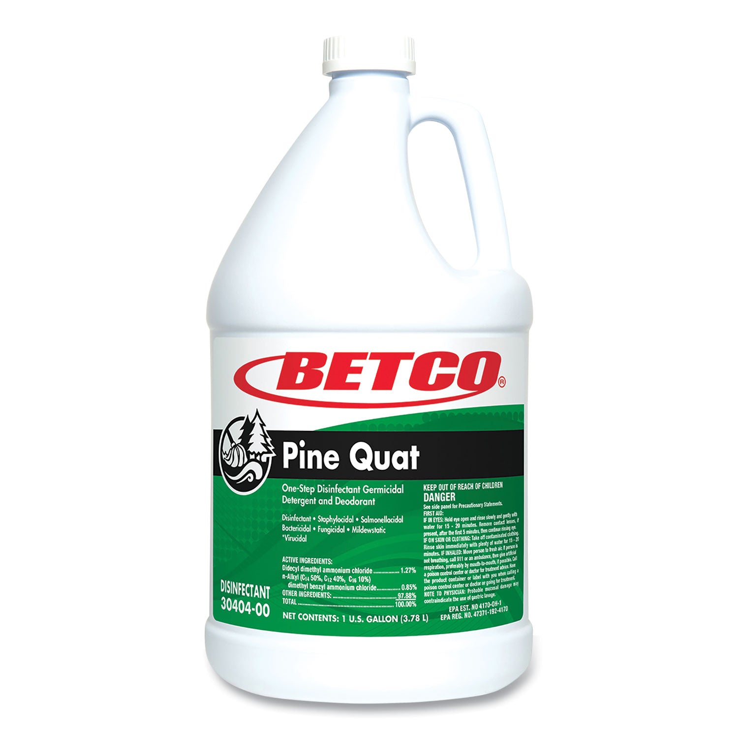 Pine Quat Disinfectant, Pine Scent, 128 oz Bottle, 4/Carton Betco® Flipcost