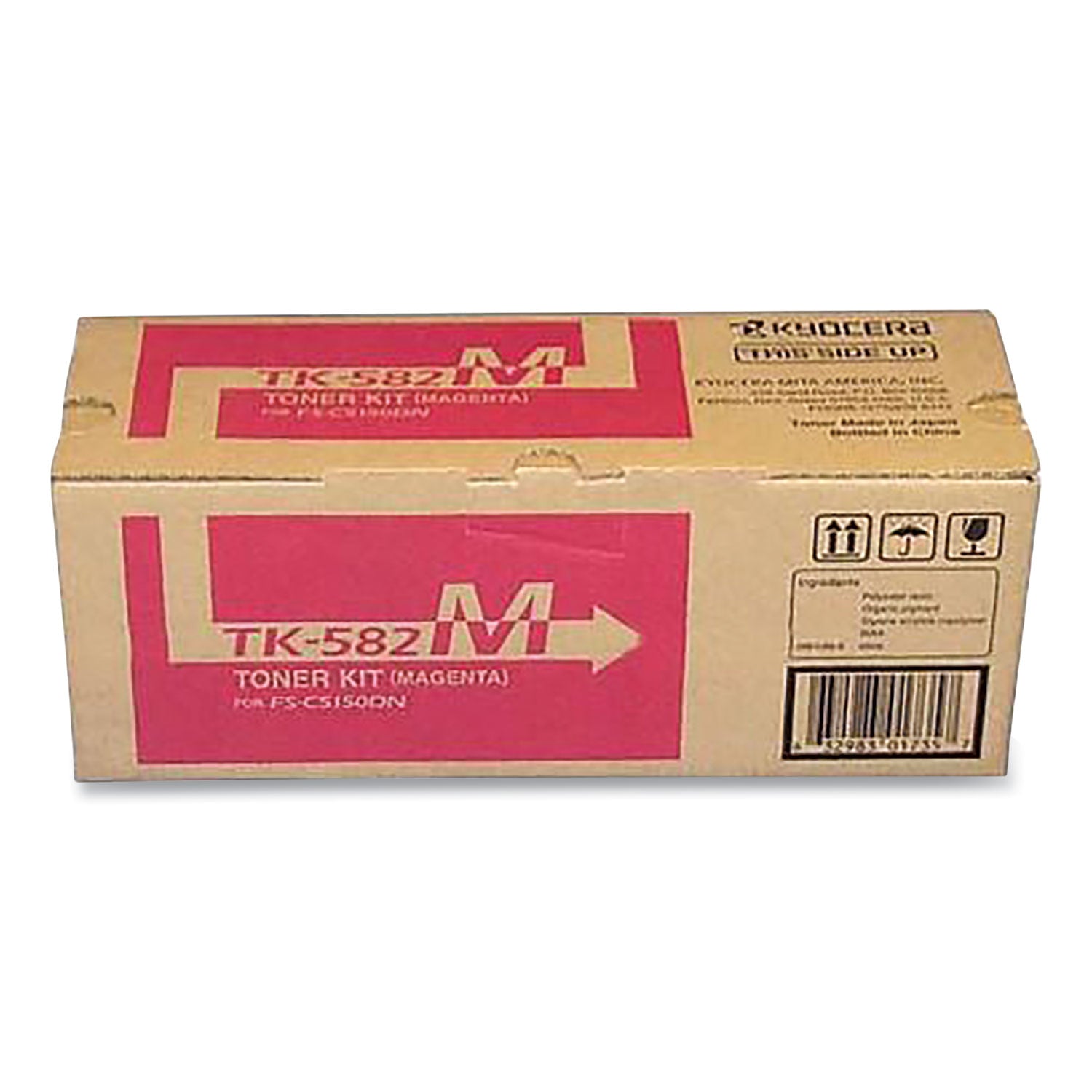 TK582M High-Yield Toner, 2,800 Page-Yield, Magenta