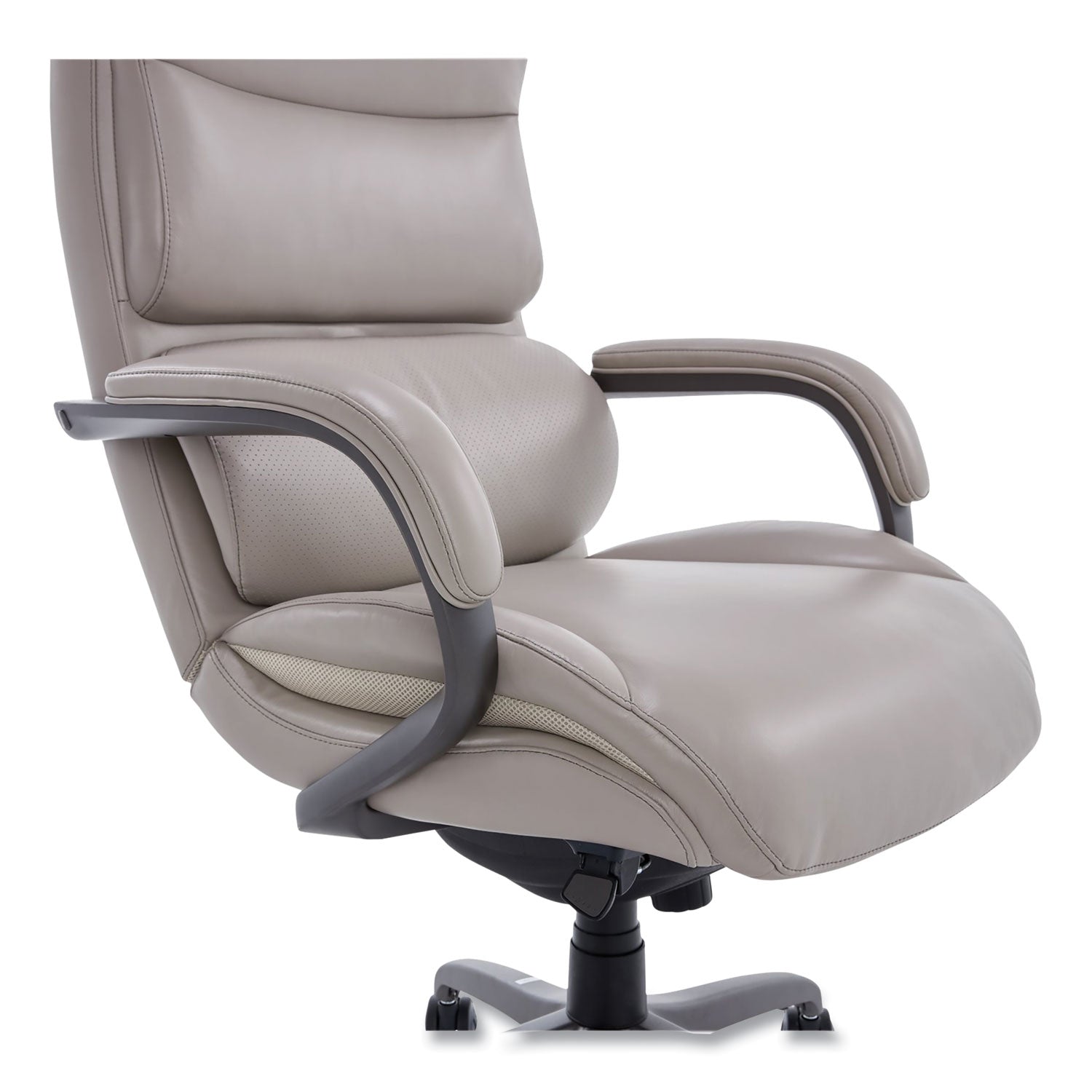 Aberdeen Executive Chair, Supports Up to 275 lb, Beige Seat/Back La-Z-Boy® Flipcost