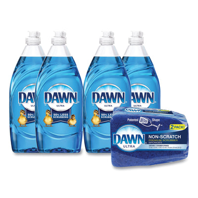 Dawn® Ultra Liquid Dish Detergent, Dawn Original, 19.4 oz Bottle, 4/Carton Flipcost Flipcost
