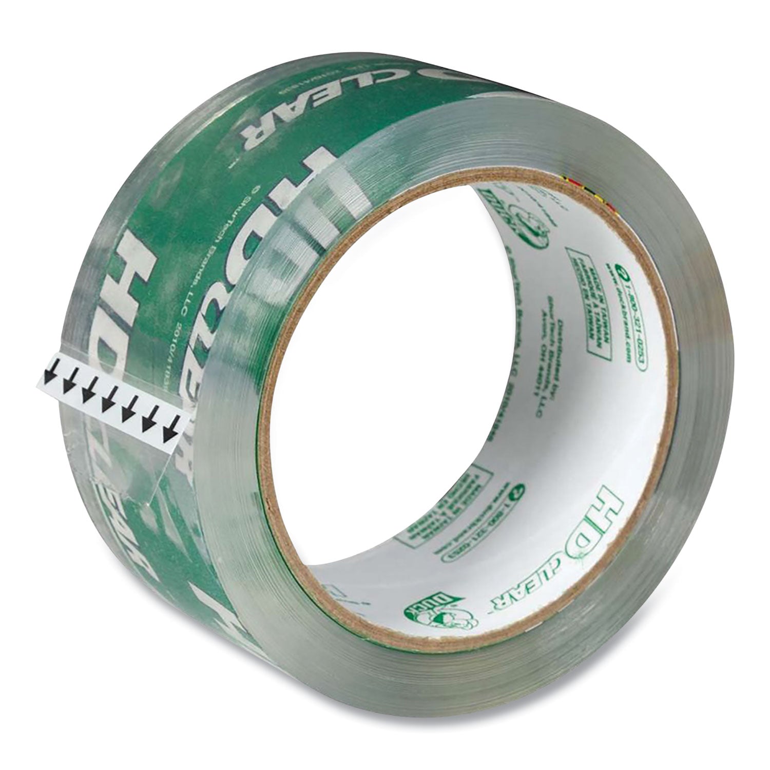 Duck® Heavy-Duty Carton Packaging Tape, 3" Core, 1.88" X 54.6 Yds, Clear