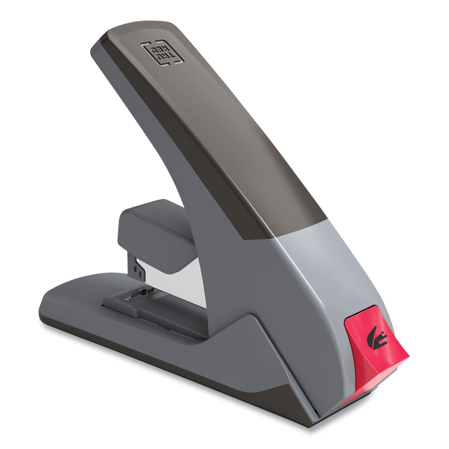 One-Touch Desktop Stapler, 60 or 25 Sheet Capacity, Gray/Black TRU RED™ Flipcost