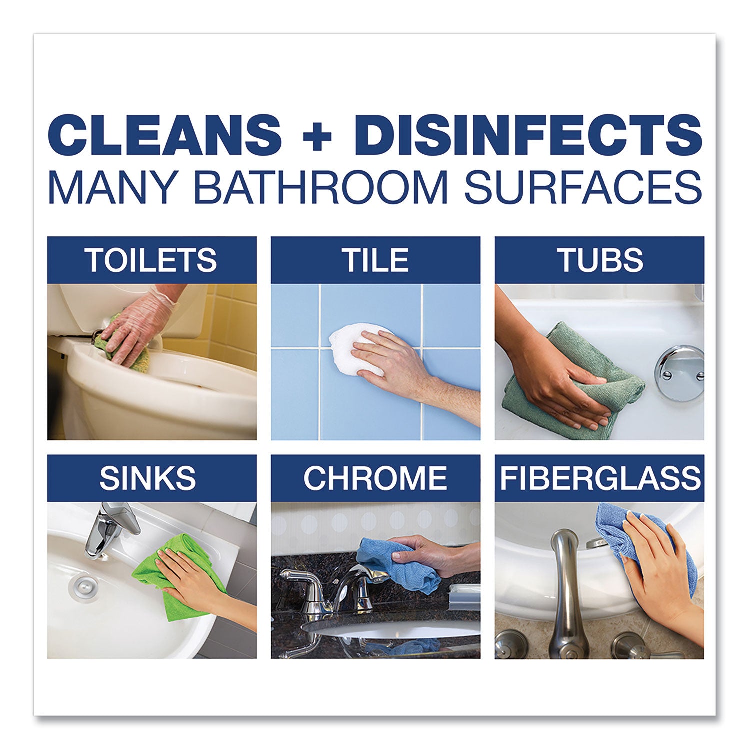 Comet® Disinfecting-Sanitizing Bathroom Cleaner, 32 oz Trigger Spray Bottle, 6/Carton