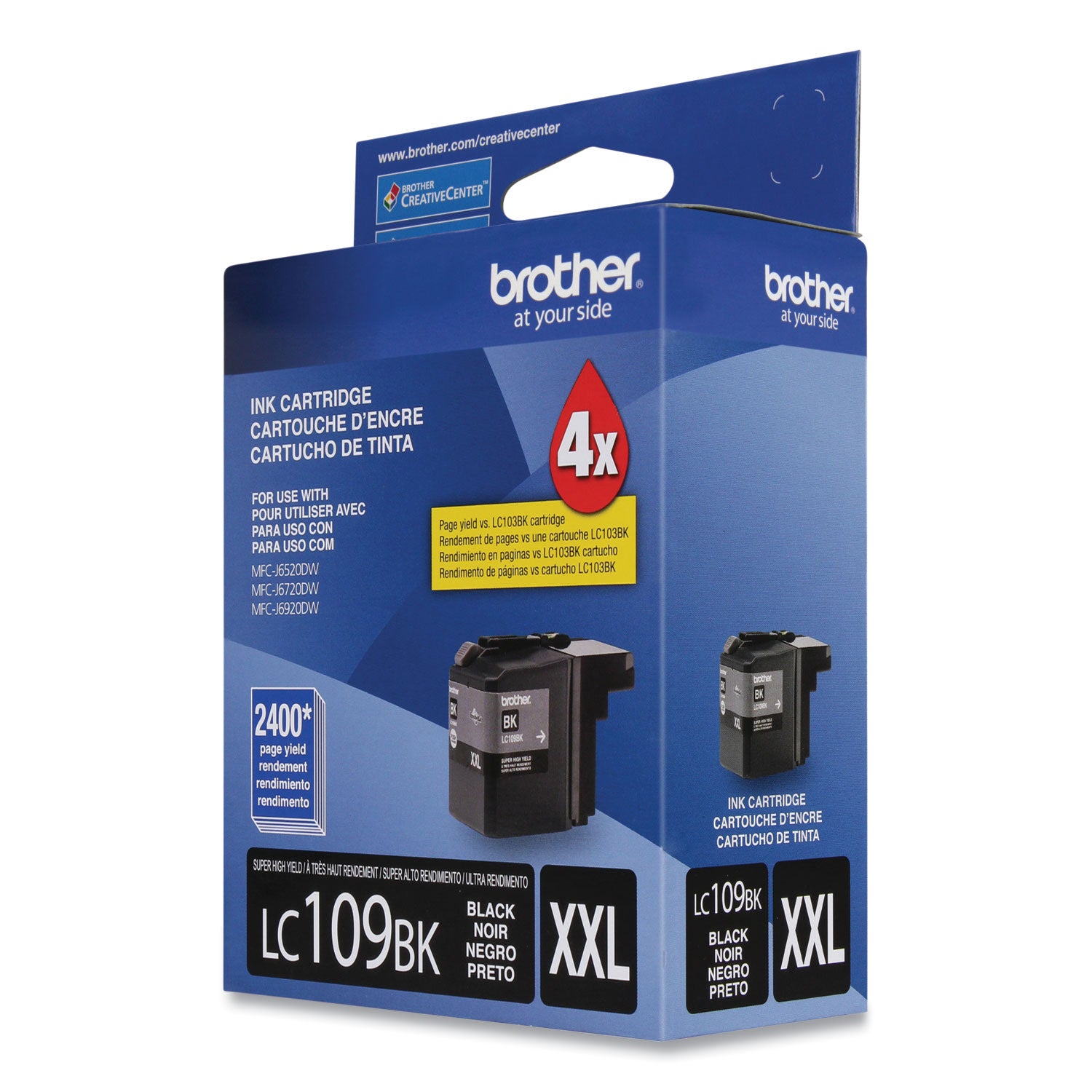 LC109BK Innobella Super High-Yield Ink, 2,400 Page-Yield, Black