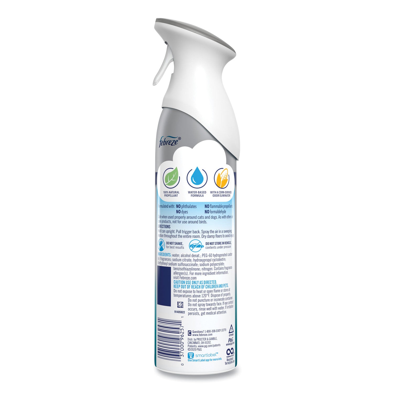 PROCTER & GAMBLE AIR, Heavy Duty Crisp Clean, 8.8 oz Aerosol Spray, 6/Carton