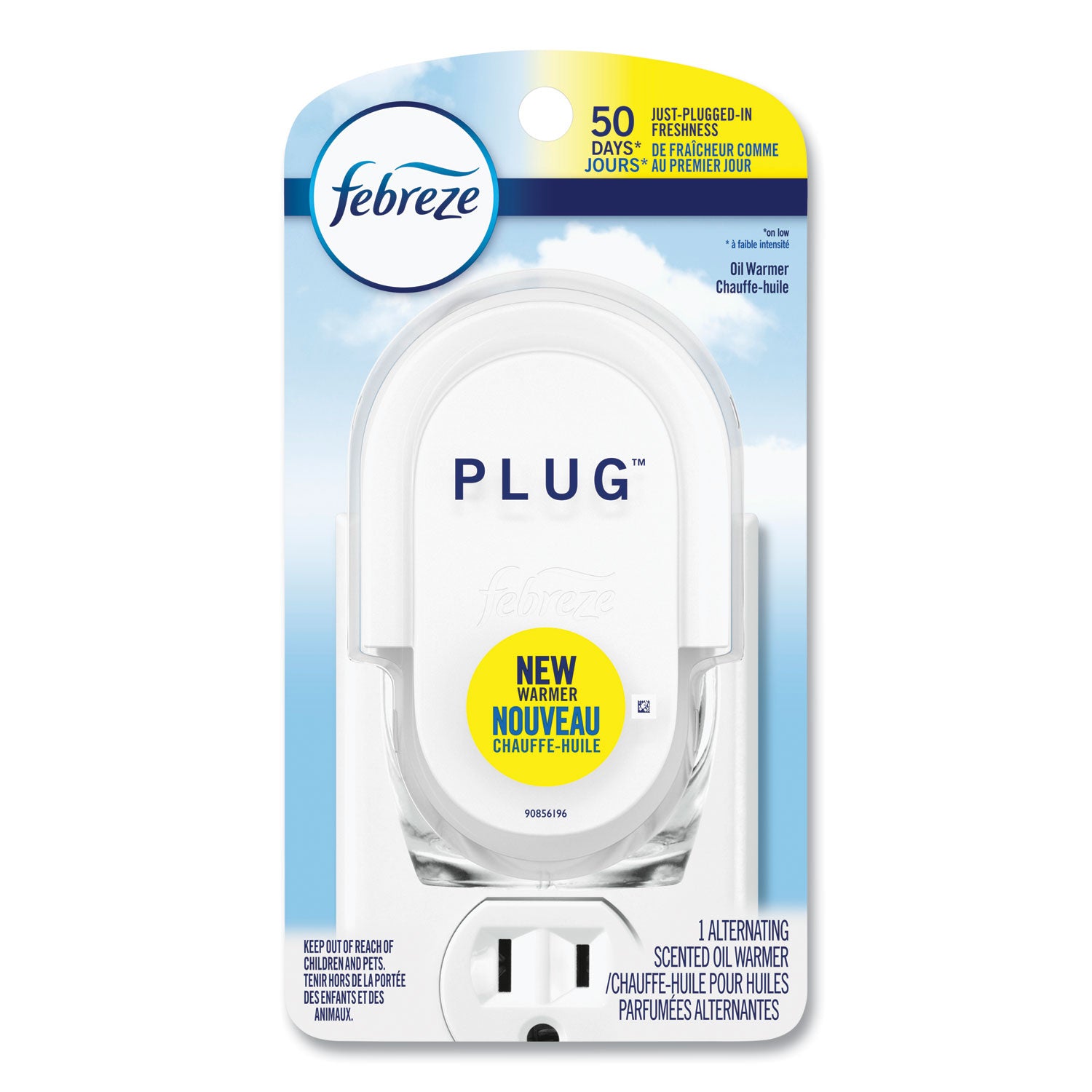 PLUG Air Freshener Warmer, 2.5" x 3" x 4", Off White, 4/Carton