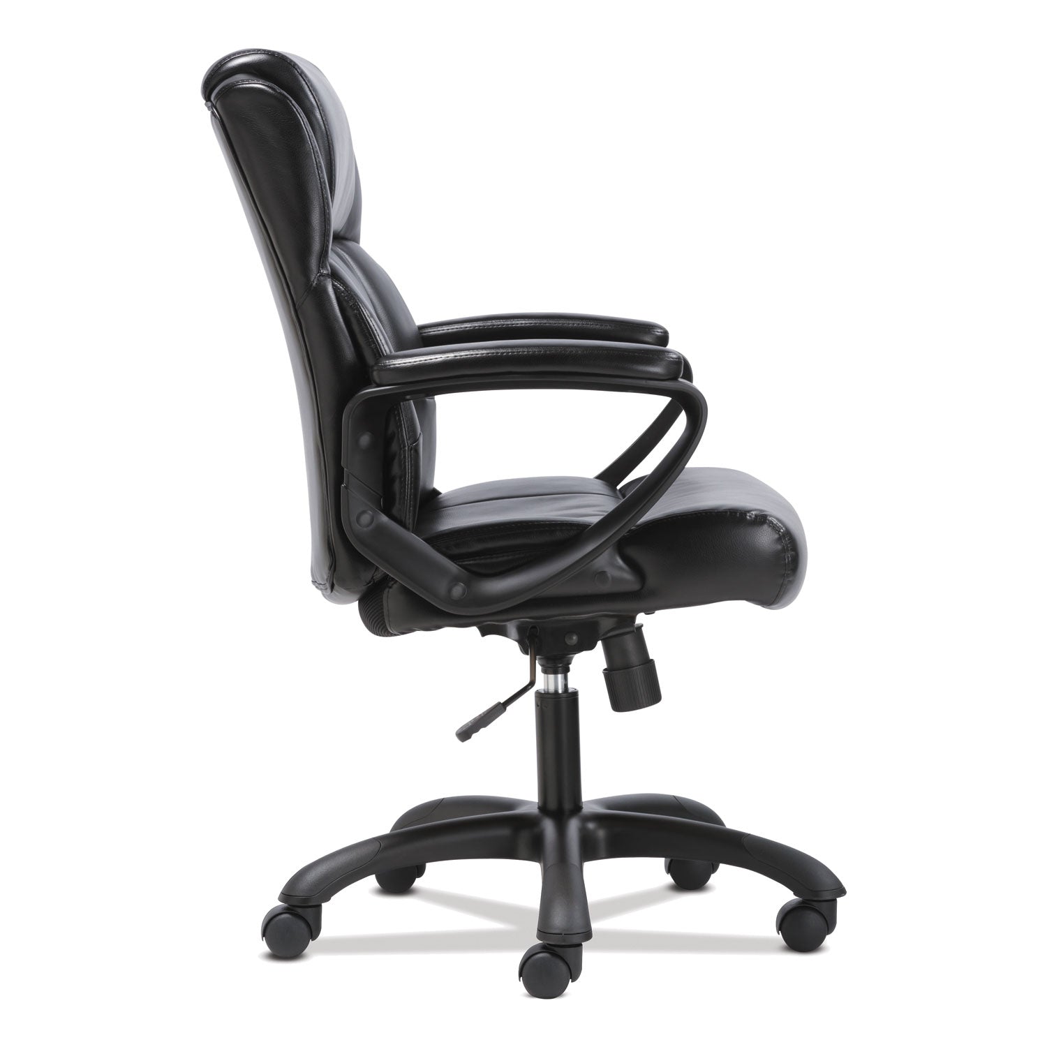 Sadie™ Mid-Back Executive Chair, Supports Up to 225 lb, 19" to 23" Seat Height, Black