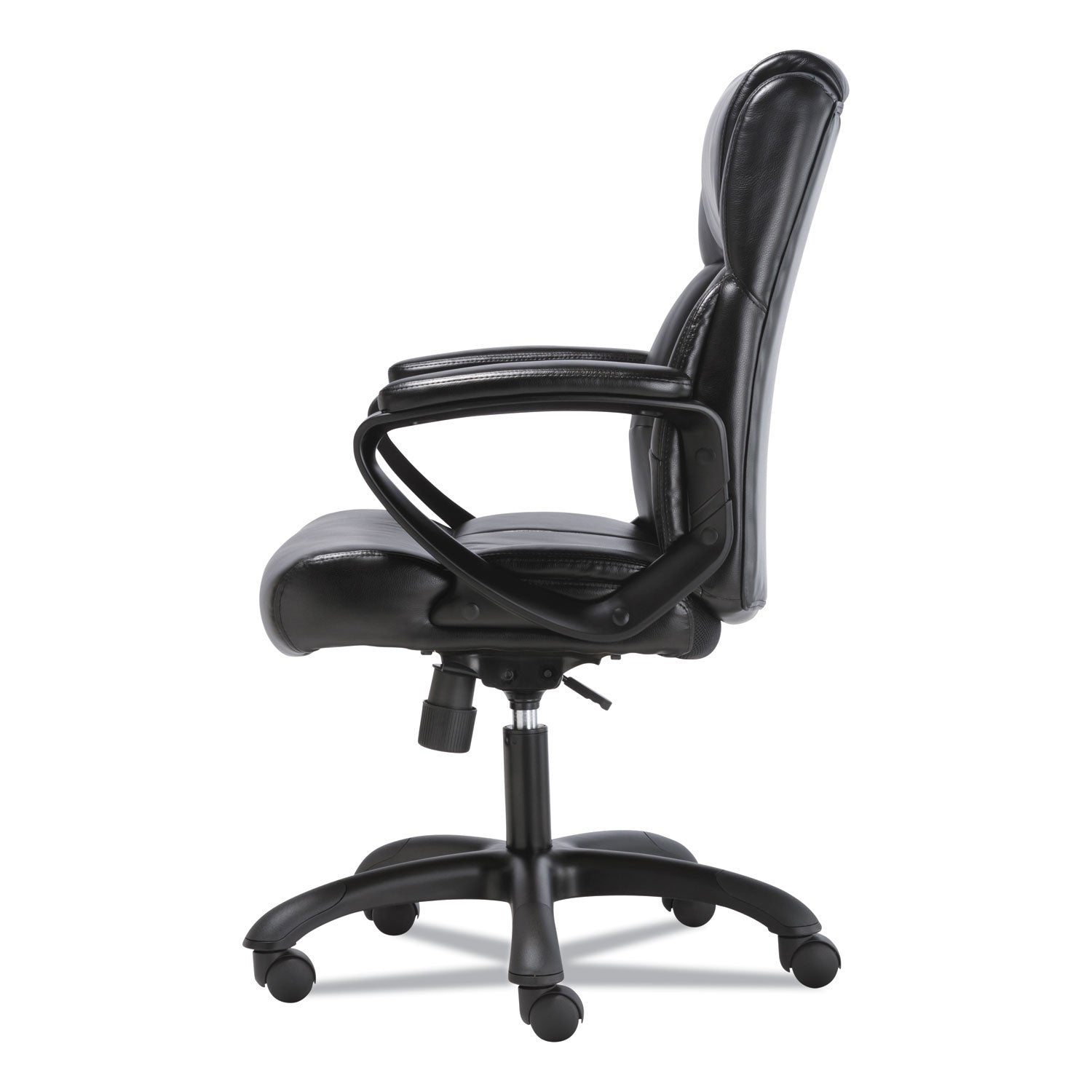 Sadie™ Mid-Back Executive Chair, Supports Up to 225 lb, 19" to 23" Seat Height, Black