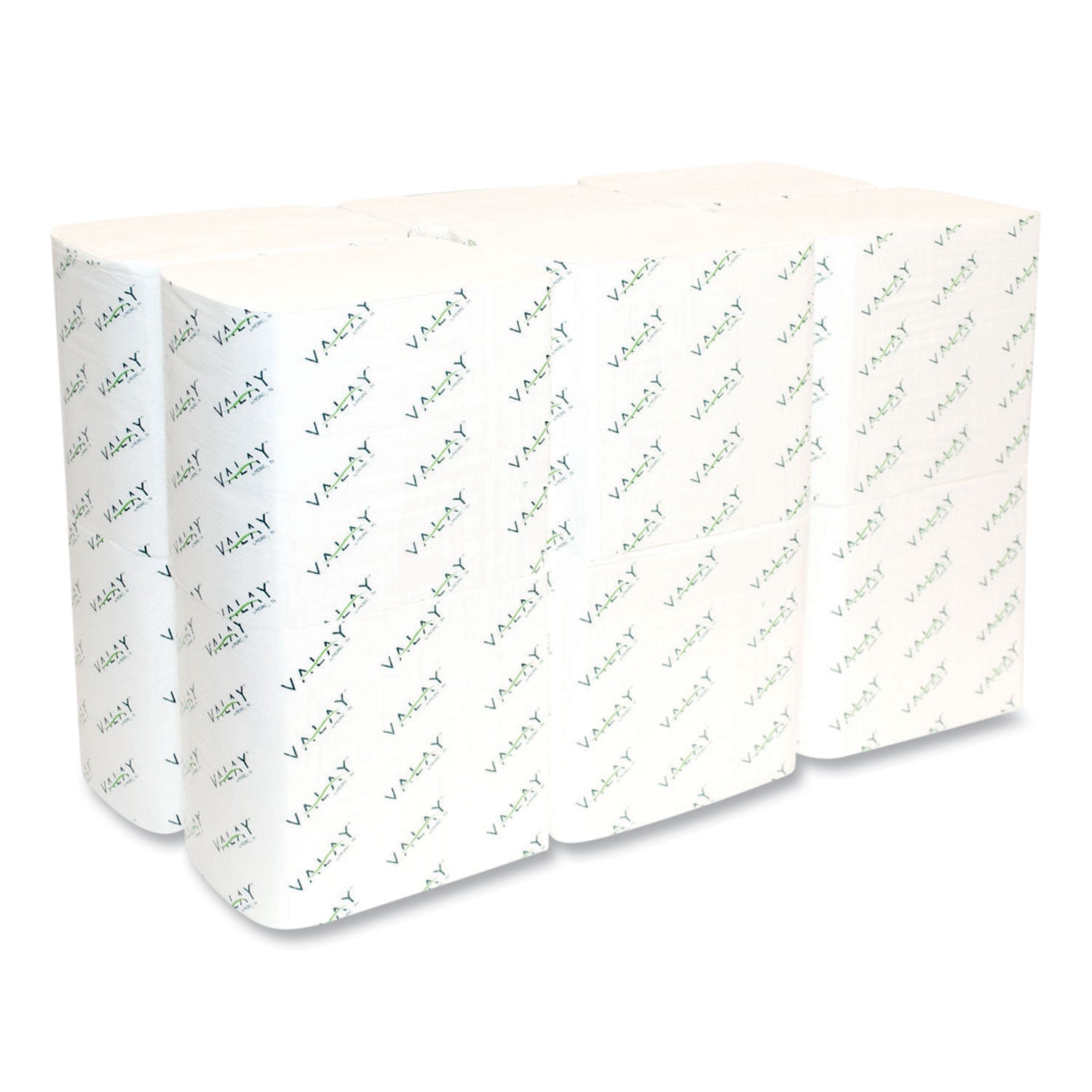 Morcon Tissue Valay Interfolded Napkins, 2-Ply, 6.5 x 8.25, White, 500/Pack, 12 Packs/Carton