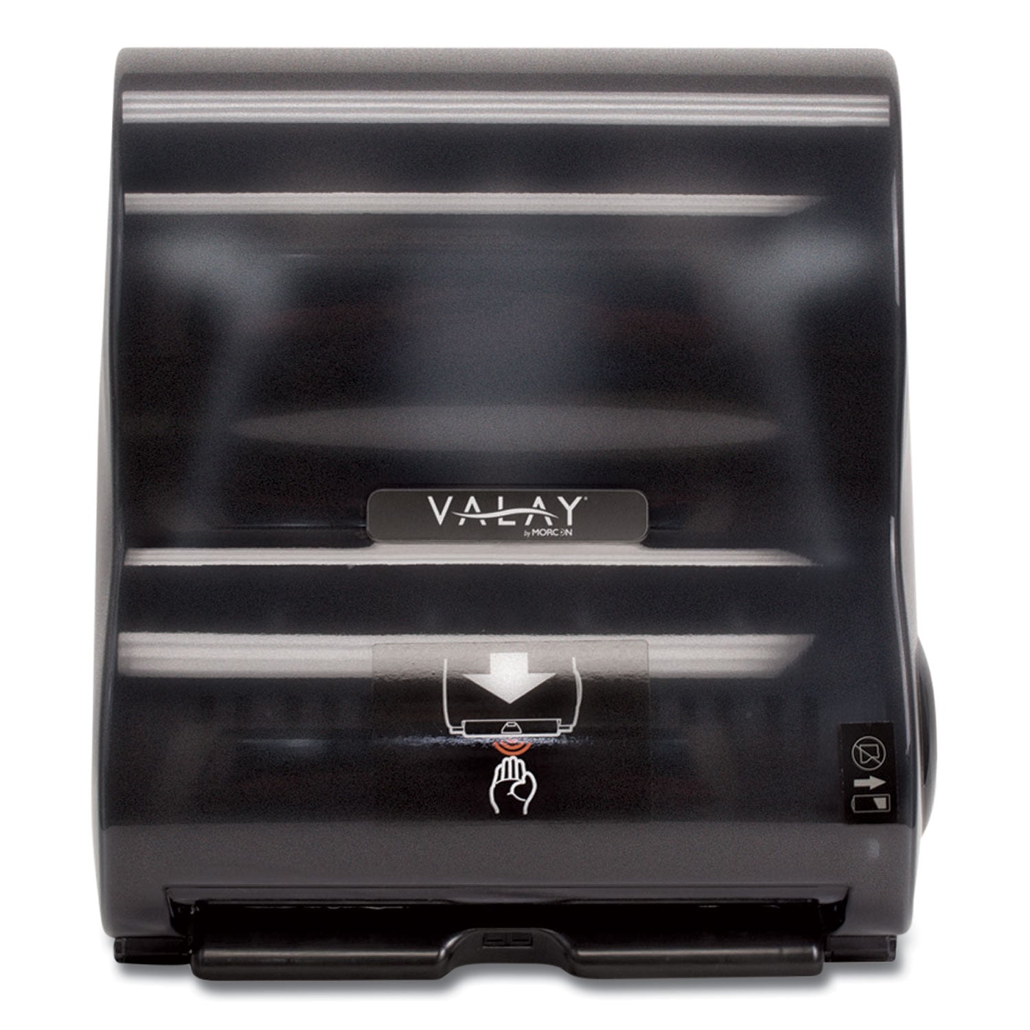 Morcon Tissue Valay 10 Inch Roll Towel Dispenser, 13.25 x 9 x 14.25, Black