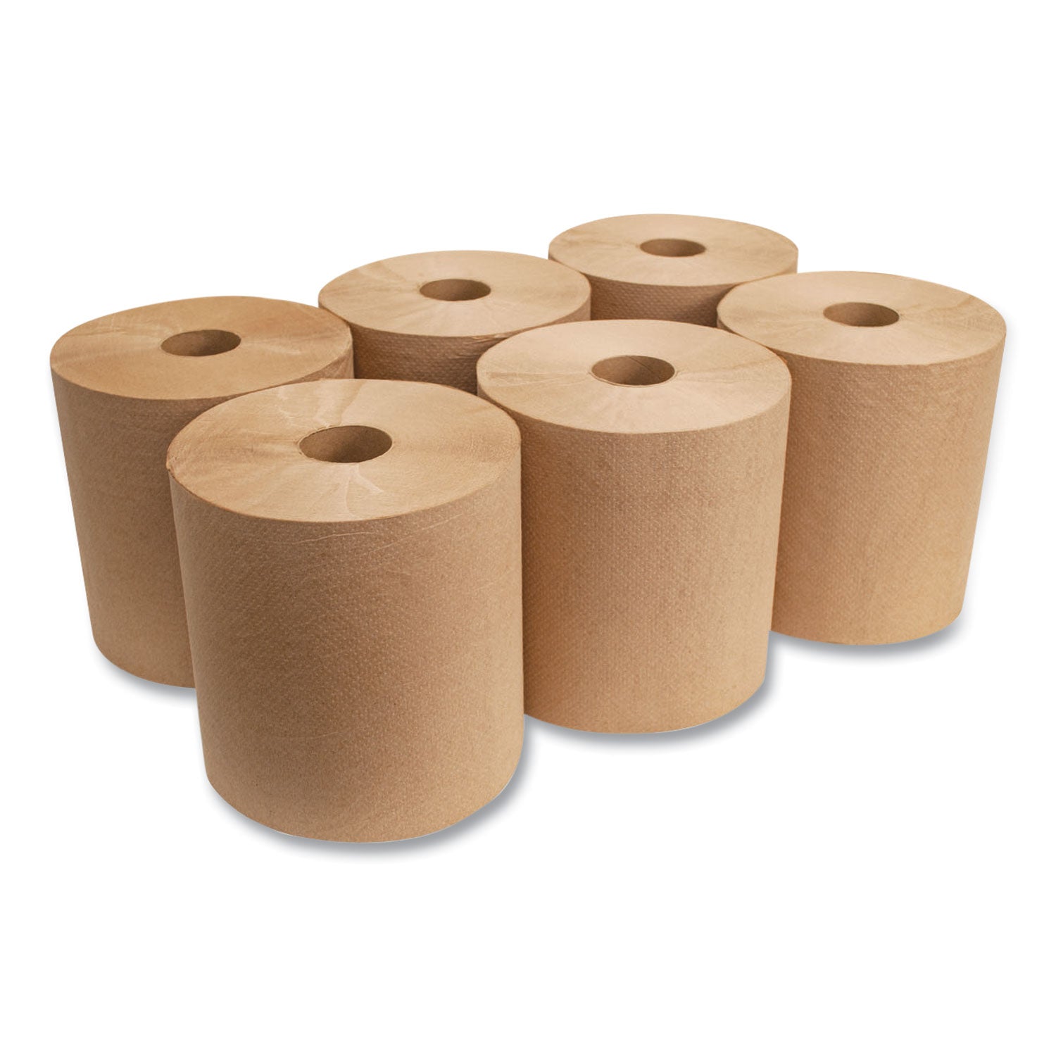 Morcon Tissue Morsoft Universal Roll Towels, 1-Ply, 8" x 800 ft, Brown, 6 Rolls/Carton