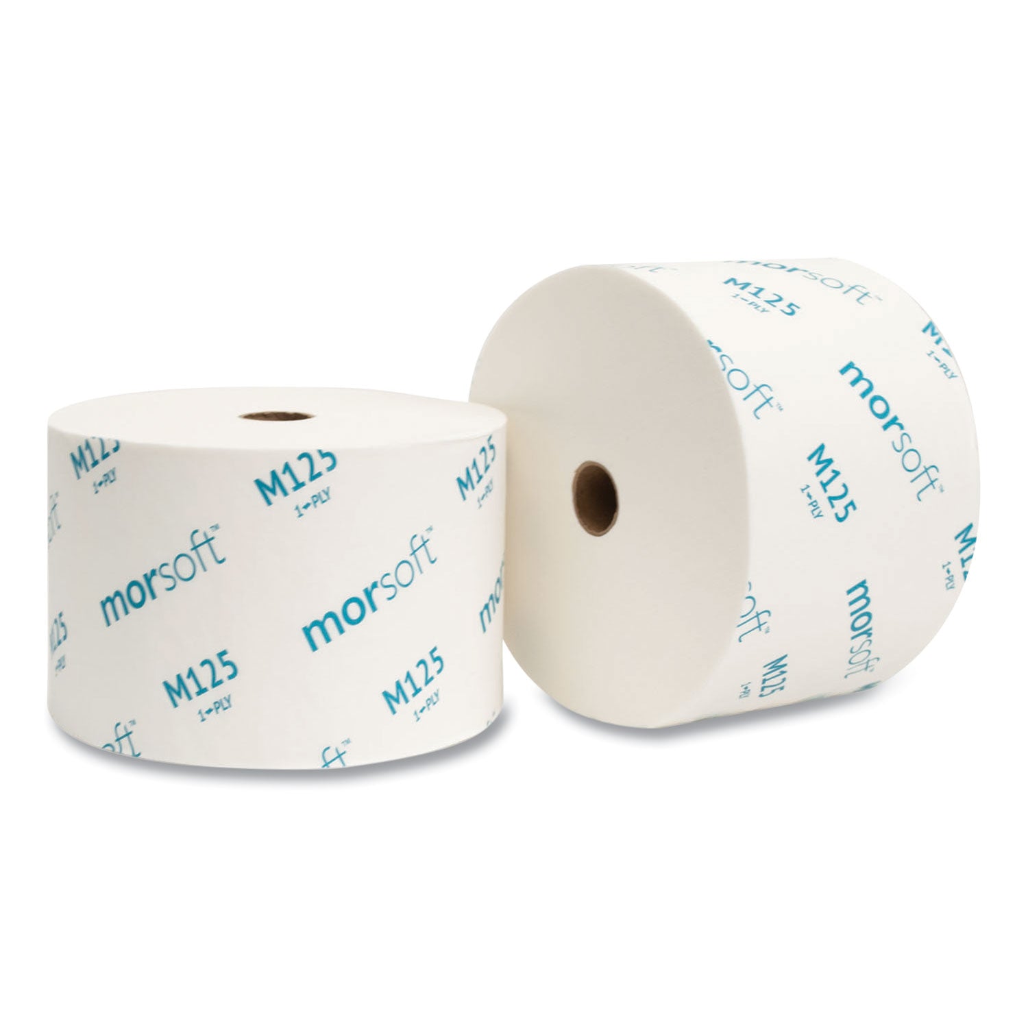 Morcon Tissue Small Core Bath Tissue, Septic Safe, 1-Ply, White, 2,500 Sheets/Roll, 24 Rolls/Carton