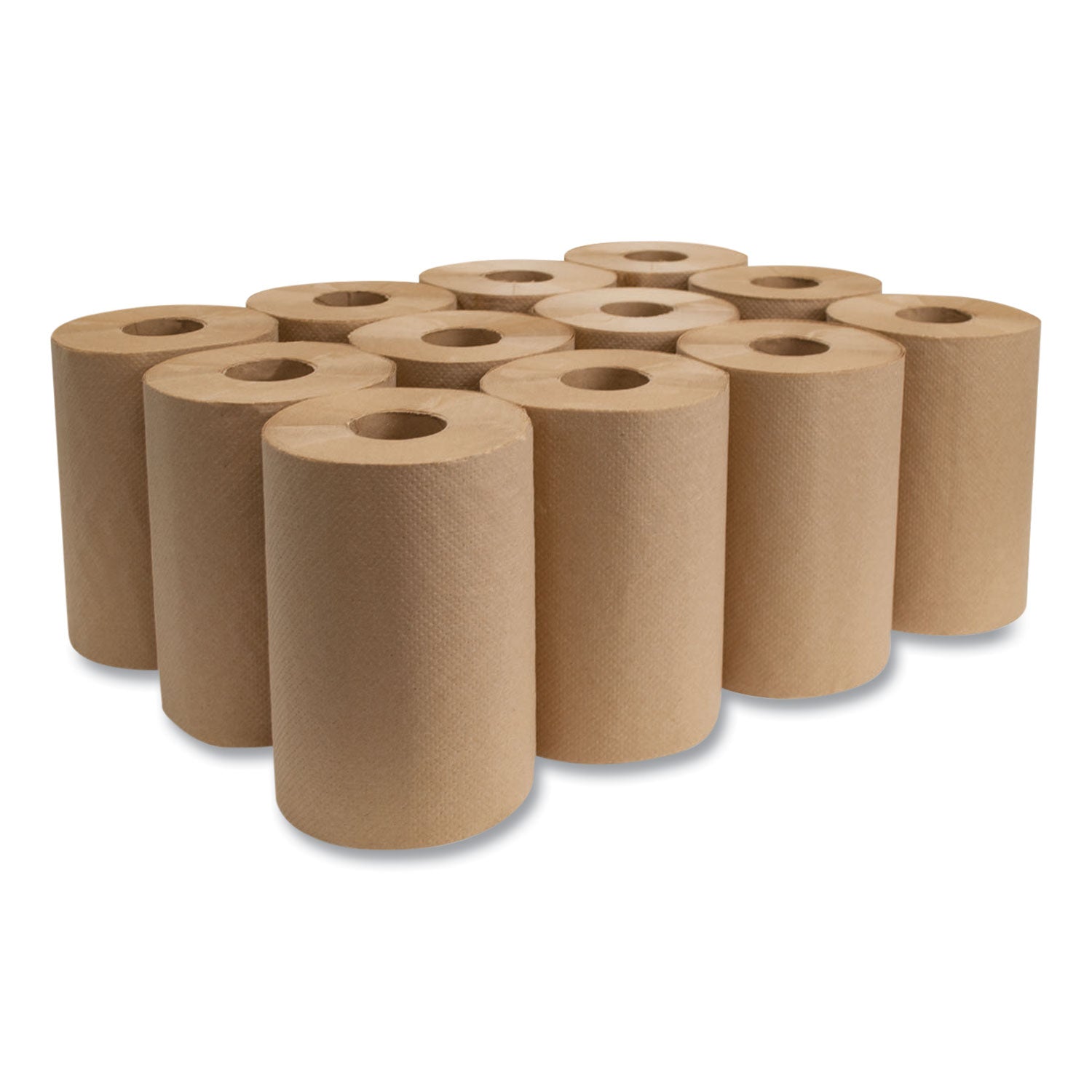 Morcon Tissue Morsoft Universal Roll Towels, 1-Ply, 8" x 350 ft, Brown, 12 Rolls/Carton