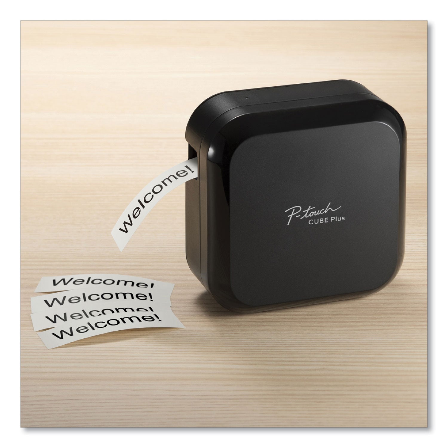 Brother P-Touch® PT-P710BT CUBE Wireless Label Maker, 20 mm/s Print Speed, 5 x 2.6 x 5