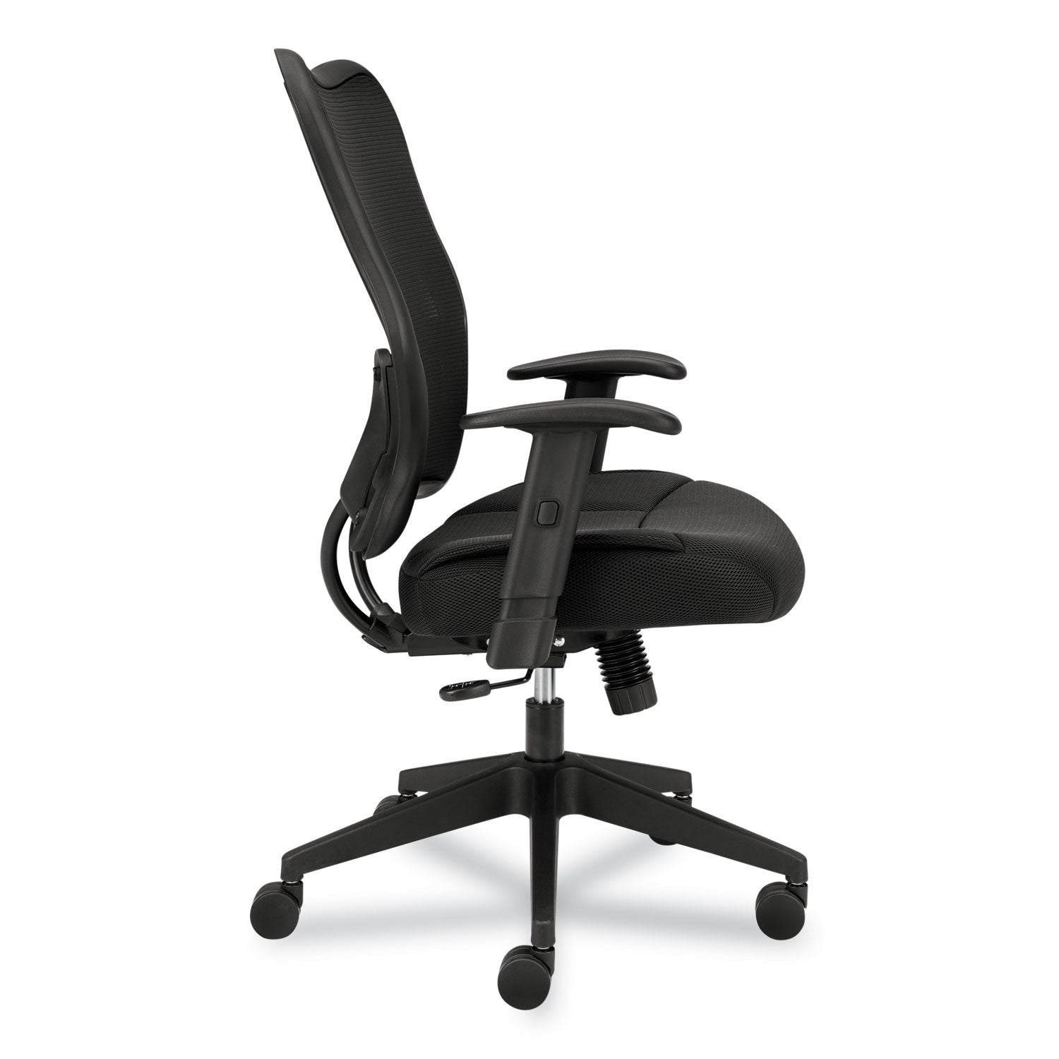 HON® VL702 Mesh High-Back Task Chair, Supports Up to 250 lb, 18.5" to 23.5" Seat Height, Black