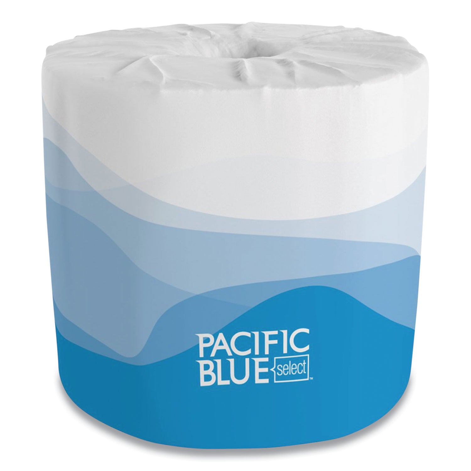 Pacific Blue Select Bathroom Tissue, Septic Safe, 2-Ply, White, 550 Sheets/Roll, 80 Rolls/Carton