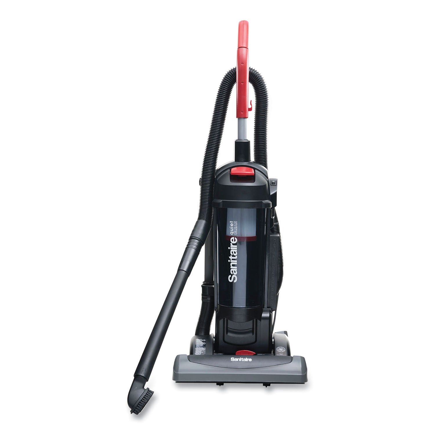 Sanitaire® FORCE QuietClean Upright Vacuum SC5845B, 15" Cleaning Path, Black