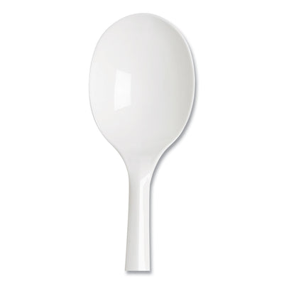 Plastic Cutlery, Mediumweight Soup Spoons, White, 1,000/Carton Flipcost Flipcost