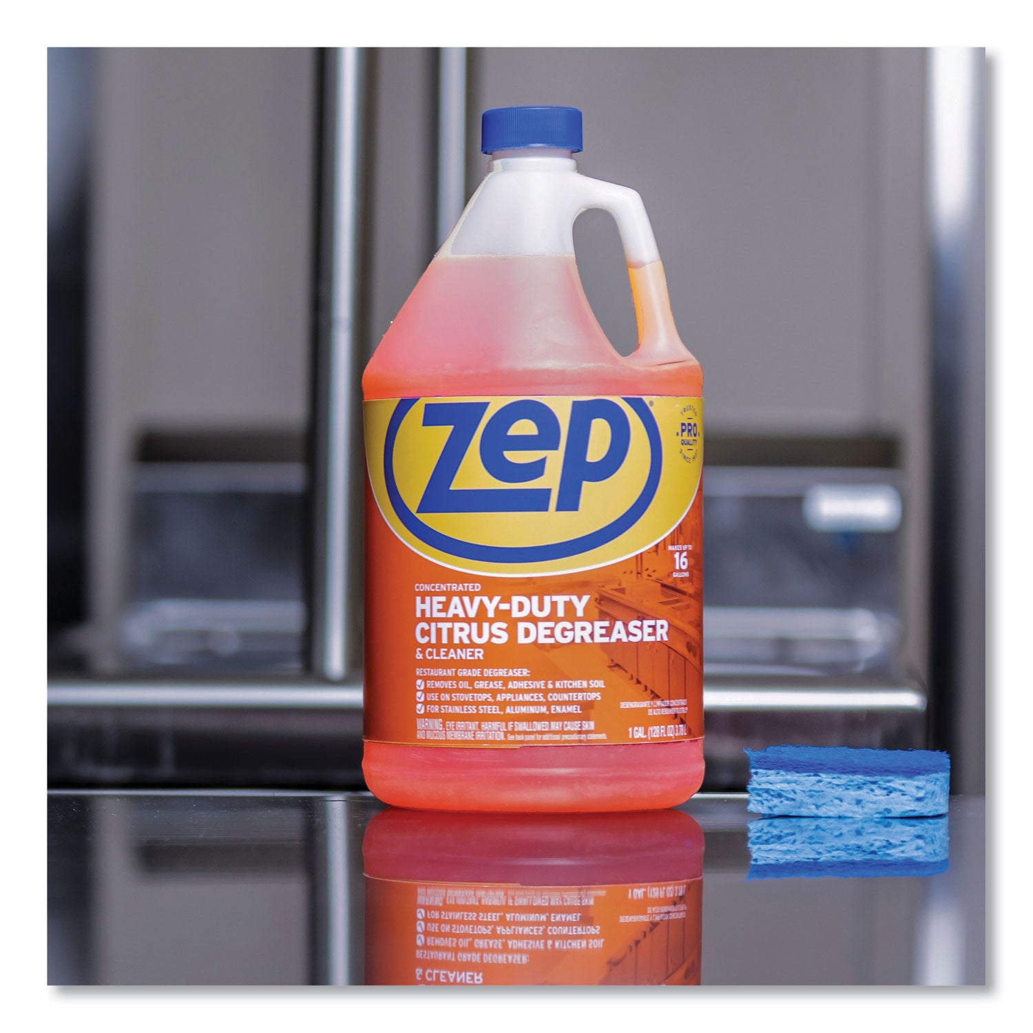 Zep Commercial® Cleaner and Degreaser, Citrus Scent, 1 gal Bottle