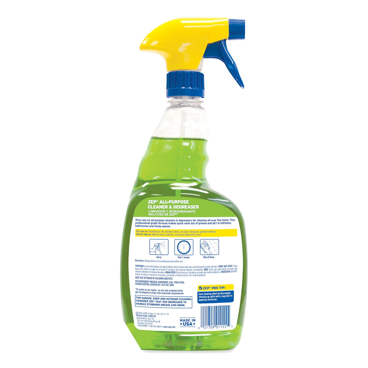 All-Purpose Cleaner and Degreaser, Fresh Scent, 32 oz Spray Bottle, 12/Carton Zep Commercial® Flipcost