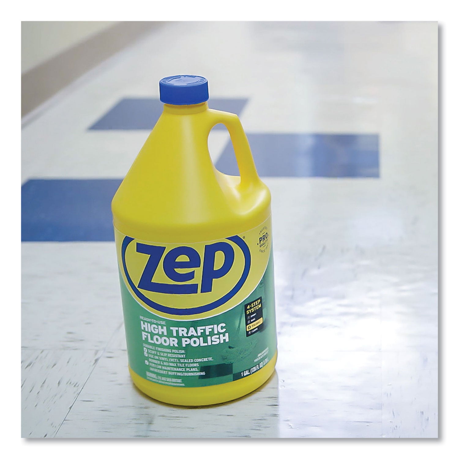 Zep Commercial® High Traffic Floor Polish, 1 gal Bottle