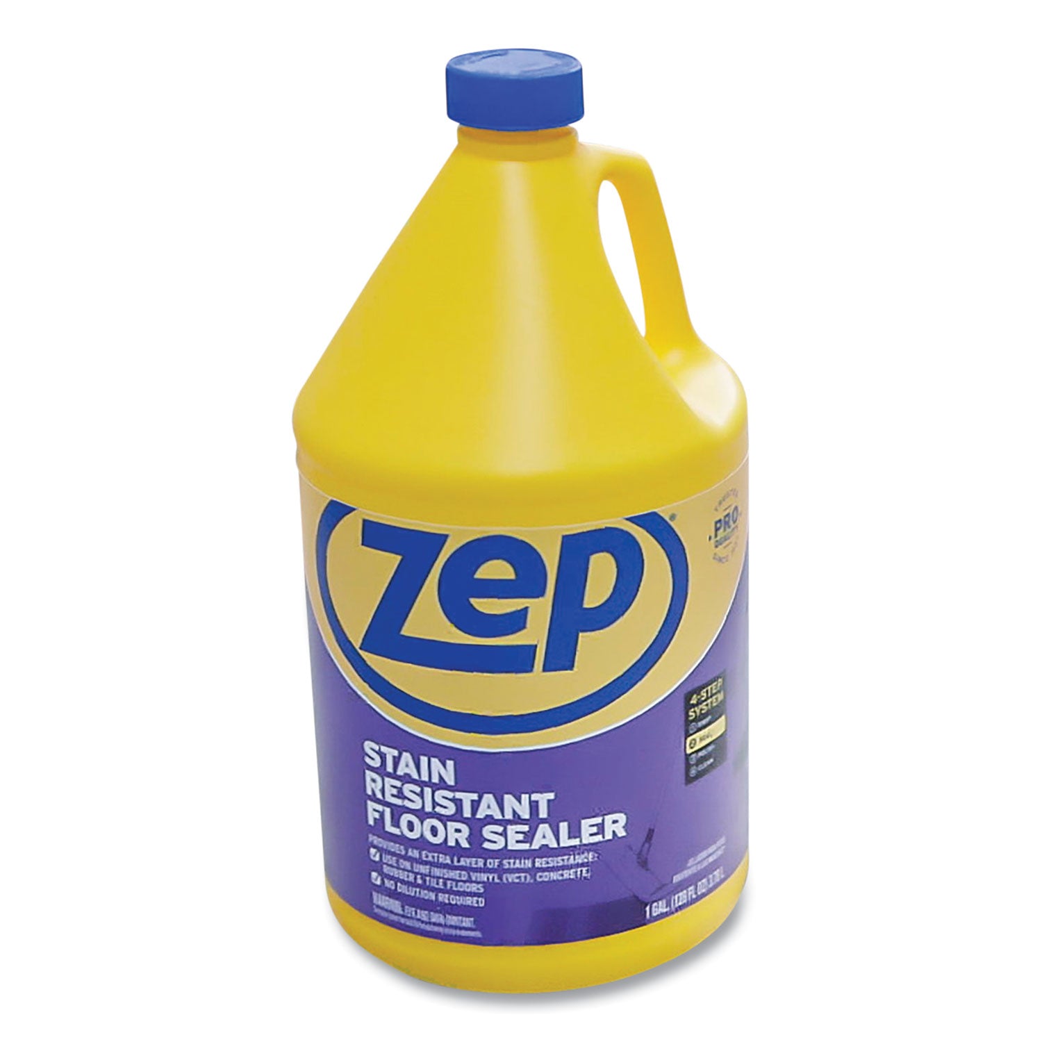 Zep Commercial® Stain Resistant Floor Sealer, Unscented, 1 gal, 4/Carton