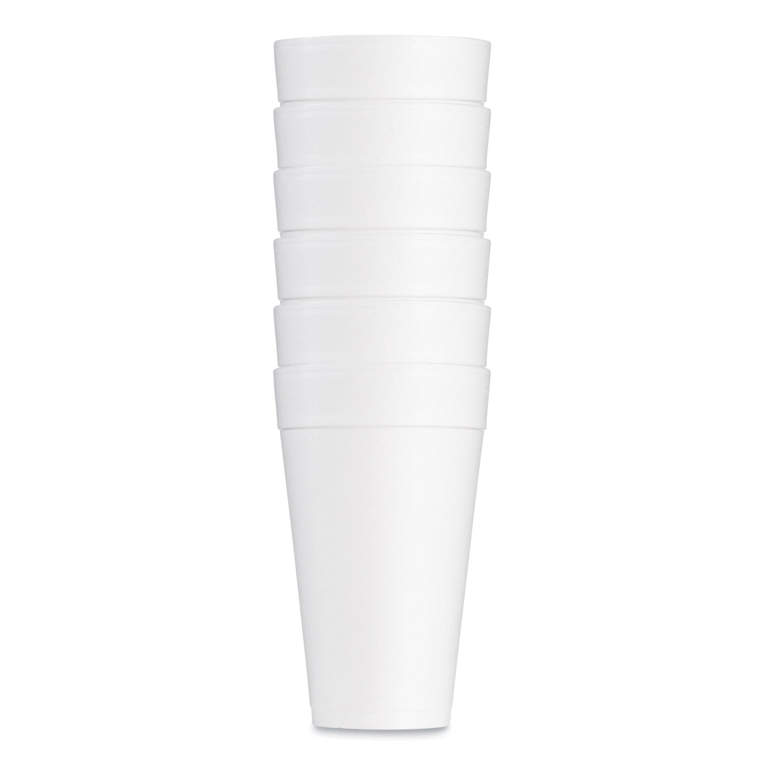 Dart® Foam Drink Cups, 32 oz, White, 25/Bag, 20 Bags/Carton