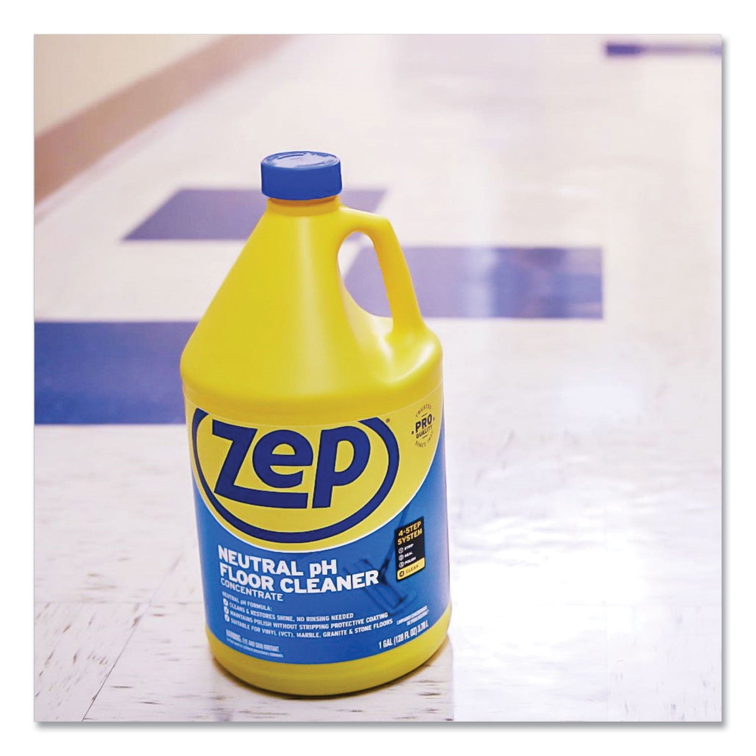 Zep Commercial® Neutral Floor Cleaner, Fresh Scent, 1 gal Bottle