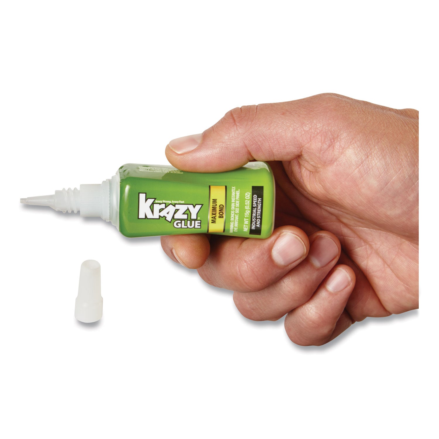 Krazy Glue® Maximum Bond Krazy Glue, 0.52 oz, Dries Clear