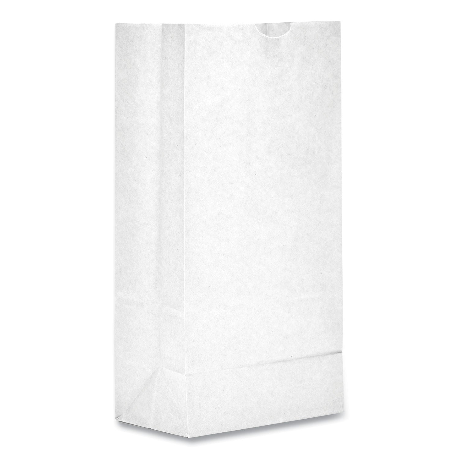 General Grocery Paper Bags, 30 lb Capacity, #2, 4.31" x 2.44" x 7.88", White, 500 Bags