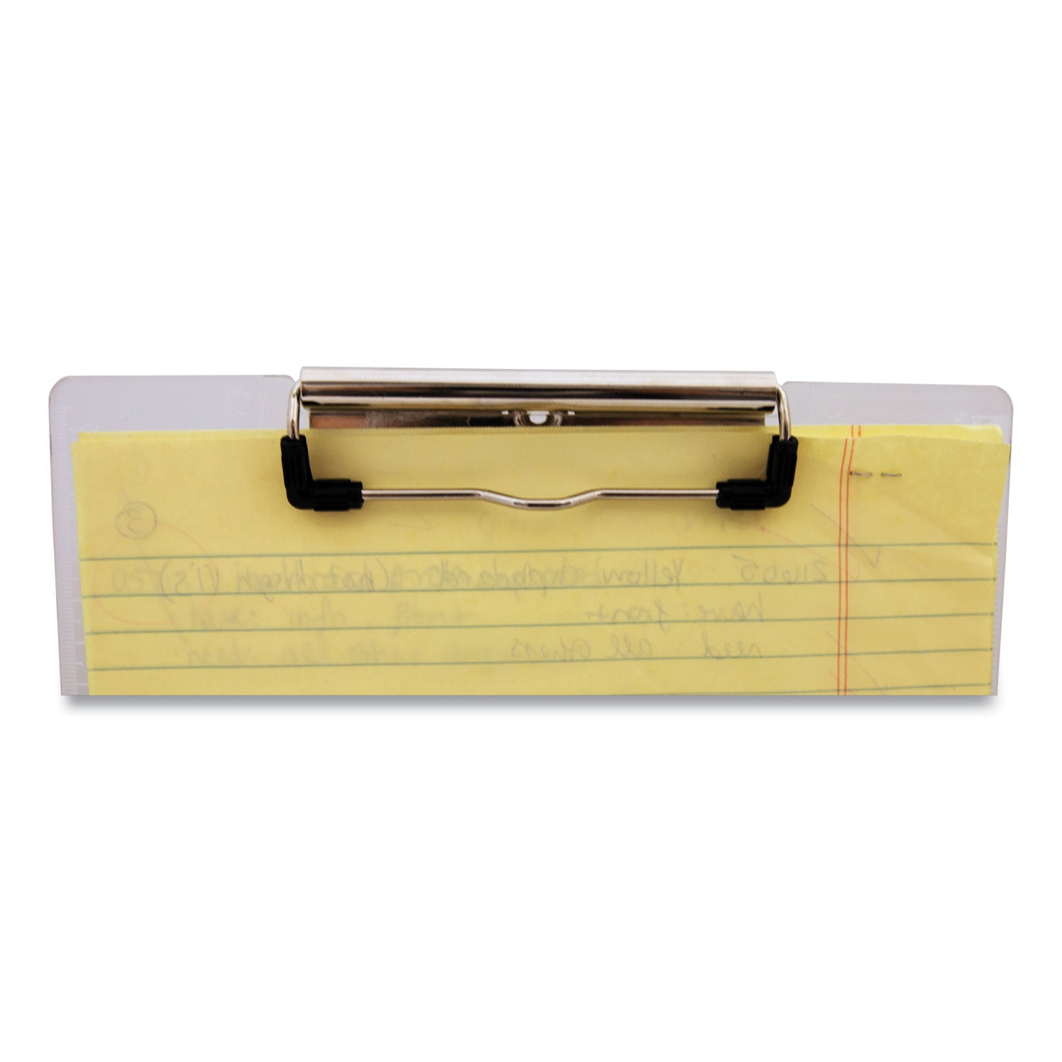 Saunders Acrylic Clipboard, 0.5" Clip Capacity, Holds 8.5 x 11 Sheets, Clear