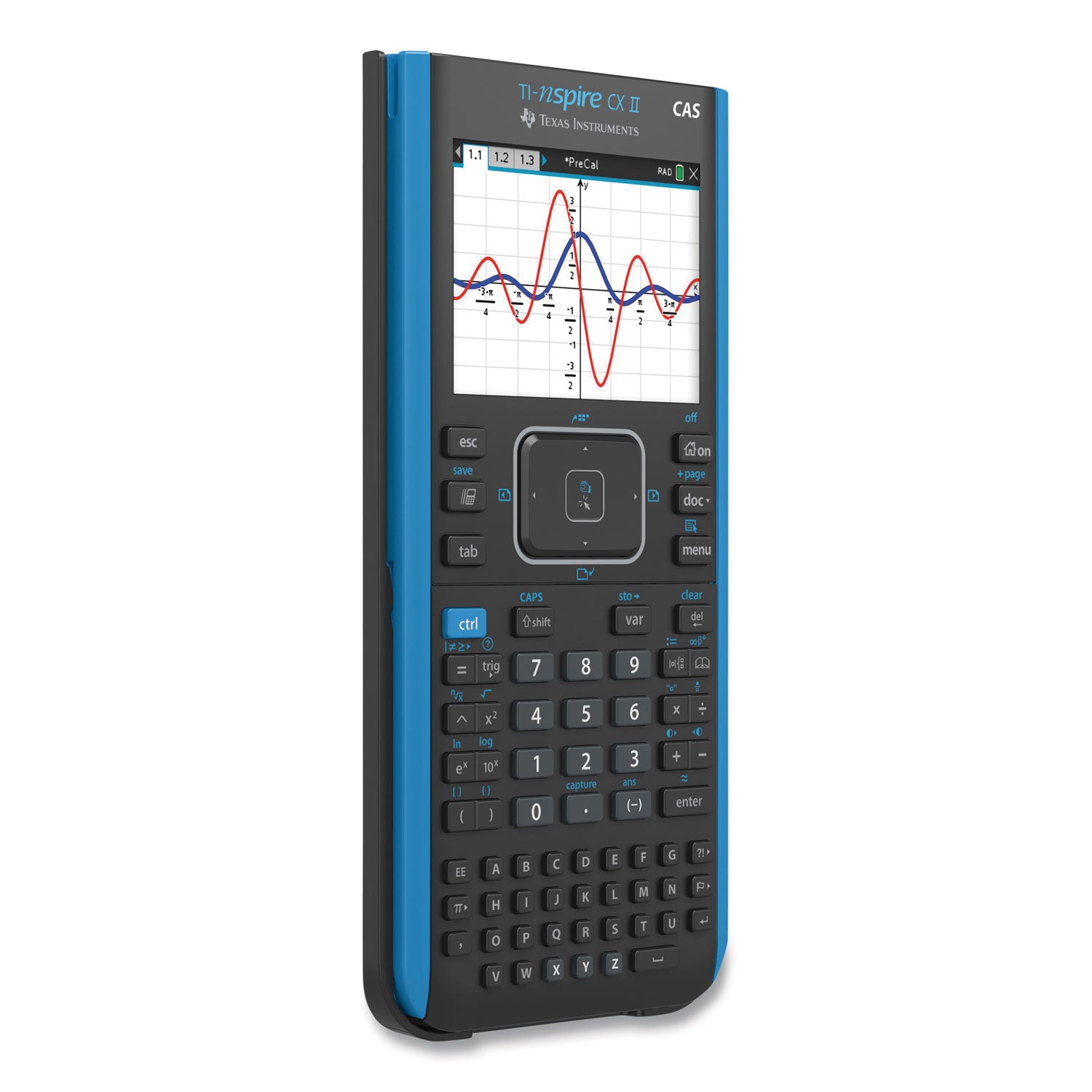 Texas Instruments TI-Nspire CX II CAS Graphing Calculator, 10-Digit LCD