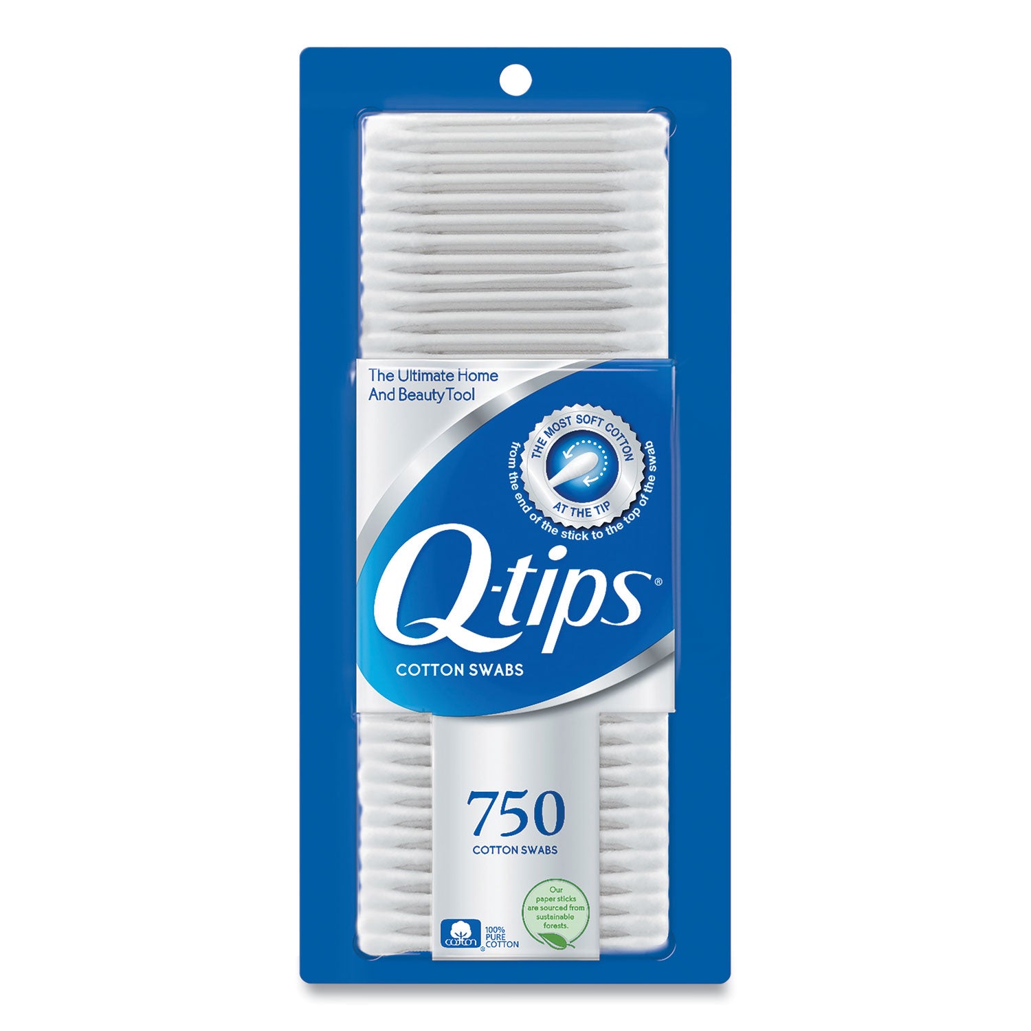 Cotton Swabs, 750/Pack