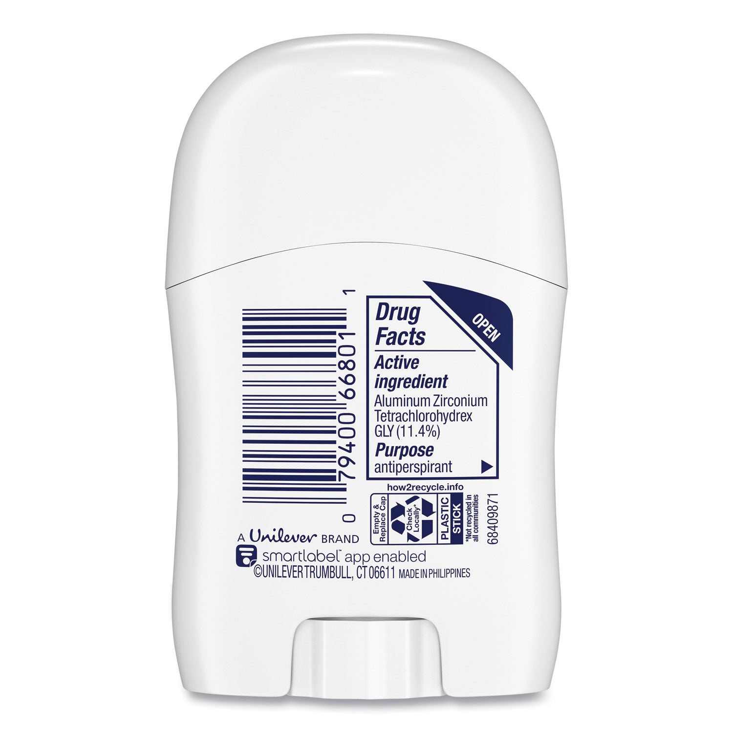 Dove® Invisible Solid Antiperspirant Deodorant, Floral Scent, 0.5 oz