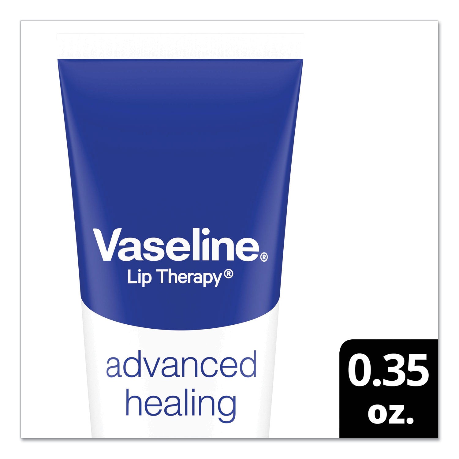 Vaseline® Lip Therapy Advanced Lip Balm, Original, 0.35 oz Tube, 72/Carton