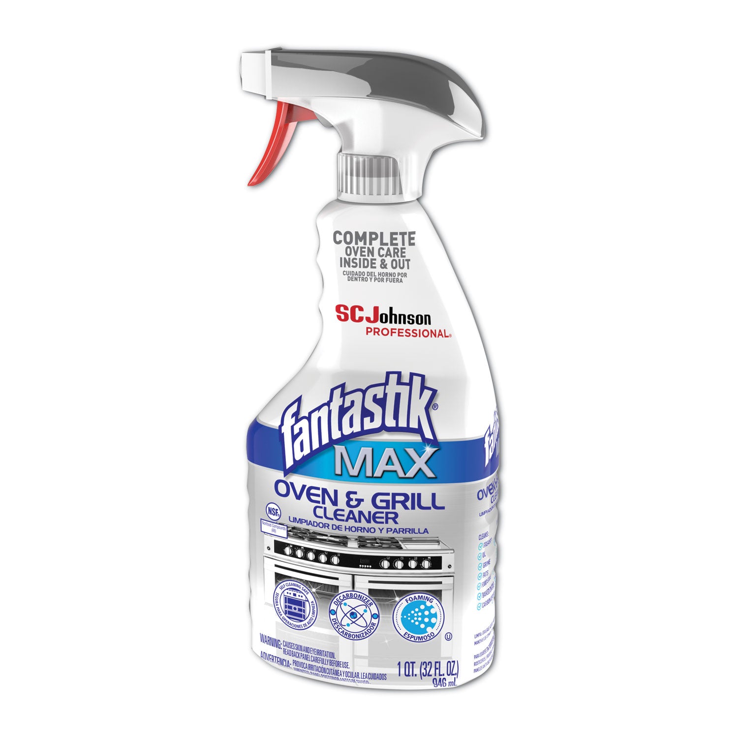 Fantastik® MAX MAX Oven and Grill Cleaner, 32 oz Bottle