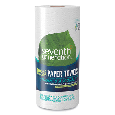100% Recycled Paper Kitchen Towel Rolls, 2-Ply, 11 x 5.4, 156 Sheets/Roll, 24 Rolls/Carton Flipcost Flipcost