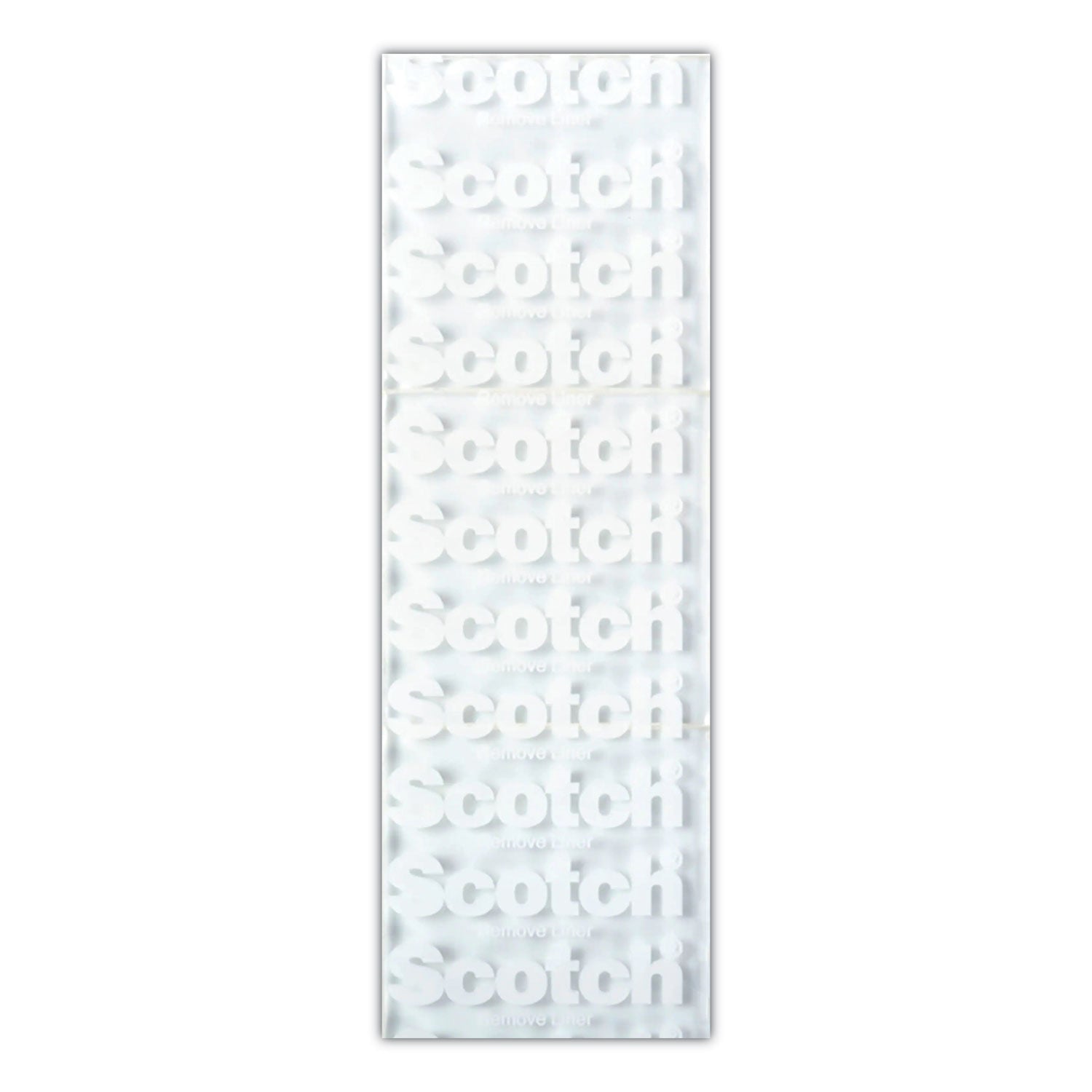 Scotch® Restickable Mounting Tabs, Removable, Holds Up to 1 lb, 1 x 3, Clear, 6/Pack