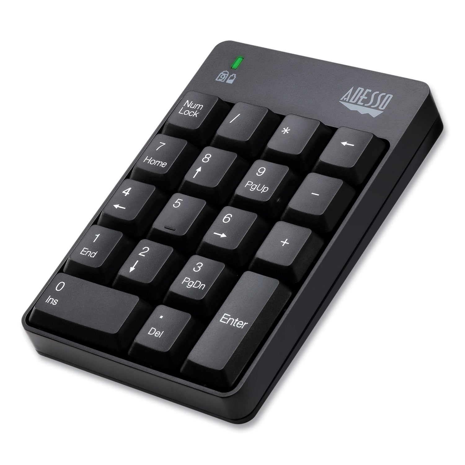 Adesso WKB6010UB Wireless 18-Key Numeric USB Keypad, Black