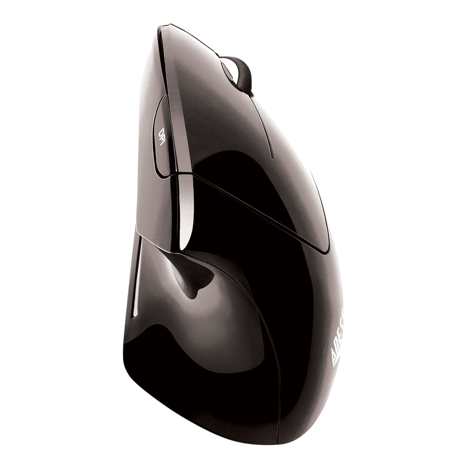 Adesso iMouse E10 Wireless Vertical Ergonomic USB Mouse, 2.4 GHz Frequency/33 ft Wireless Range, Right Hand Use, Black