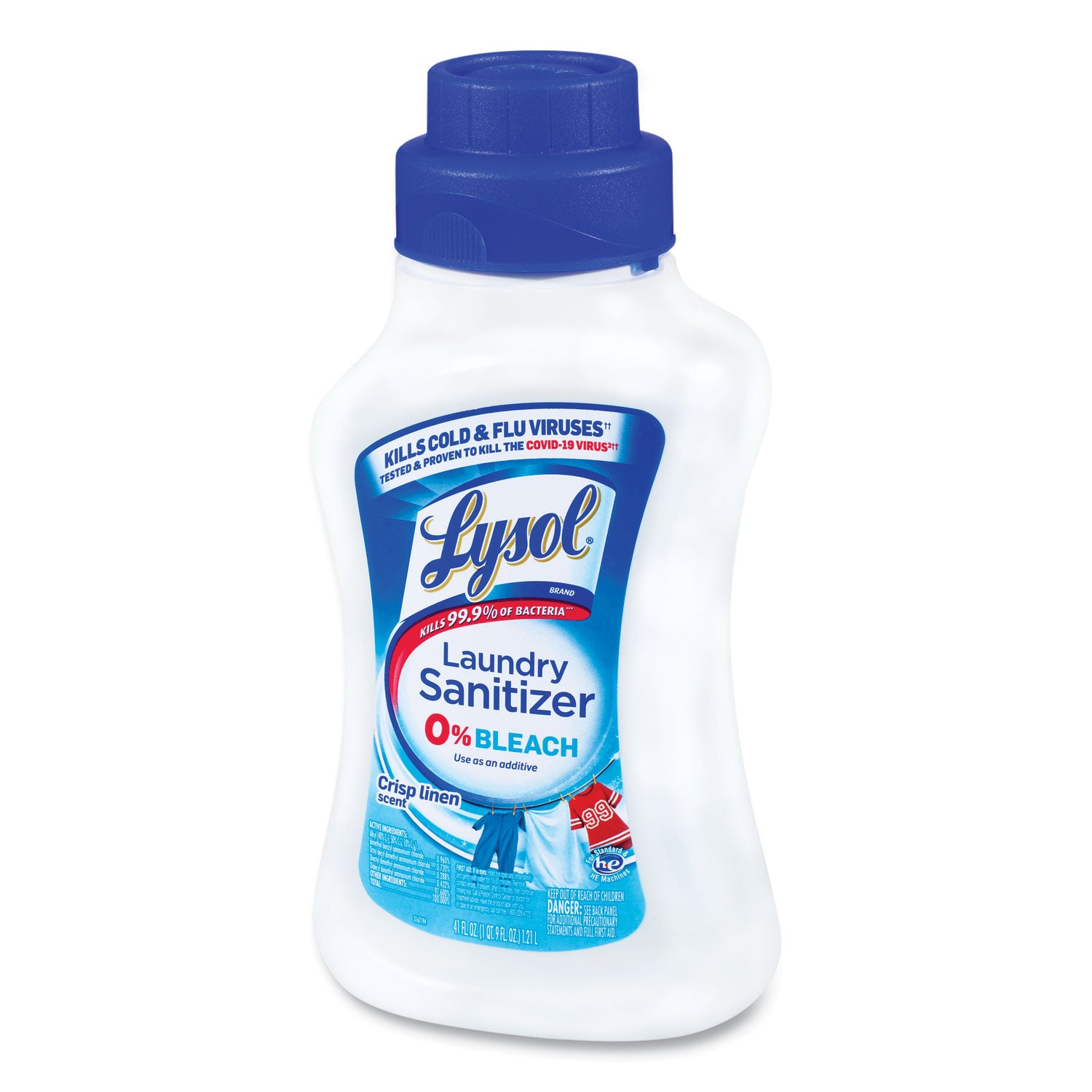 LYSOL® Brand Laundry Sanitizer, Liquid, Crisp Linen, 41 oz