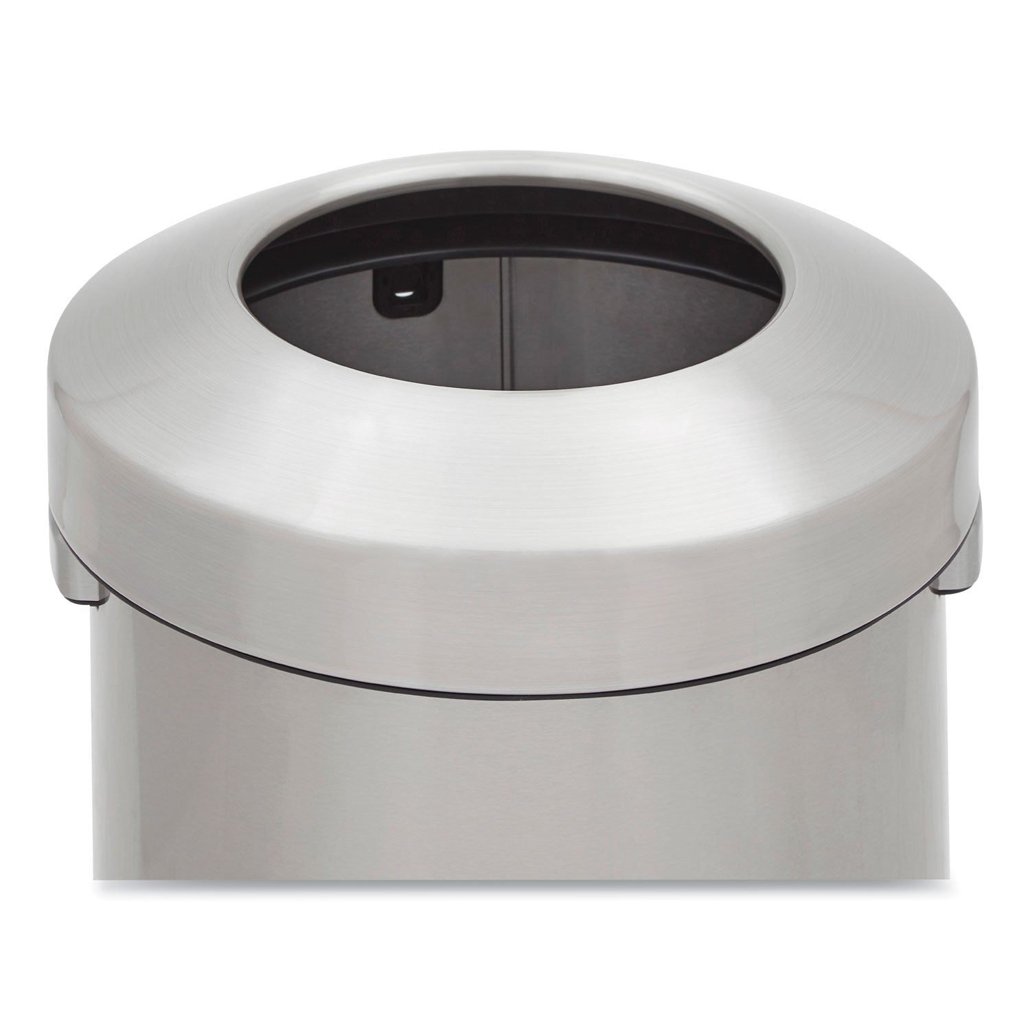 Refine Series Waste Receptacle, 16 gal, Plastic/Stainless Steel Rubbermaid® Commercial Flipcost