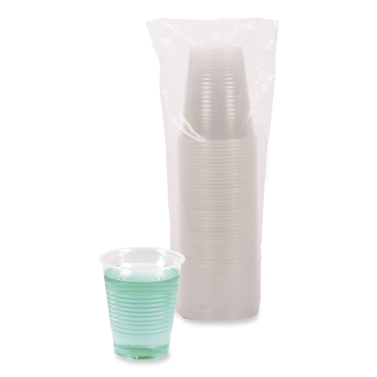 Boardwalk® Translucent Plastic Cold Cups, 12 oz, Polypropylene, 50/Pack