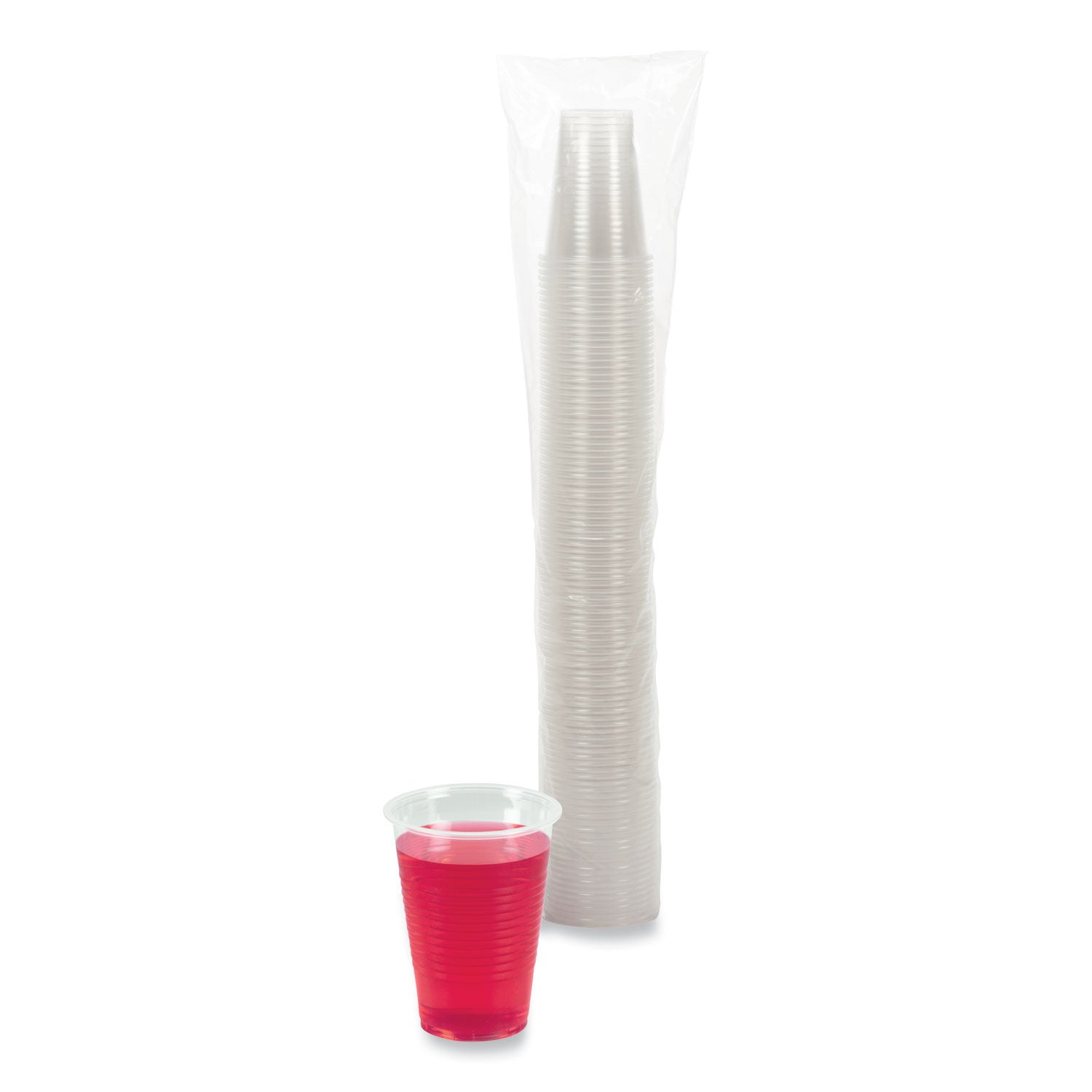 Boardwalk® Translucent Plastic Cold Cups, 9 oz, Polypropylene, 100/Pack