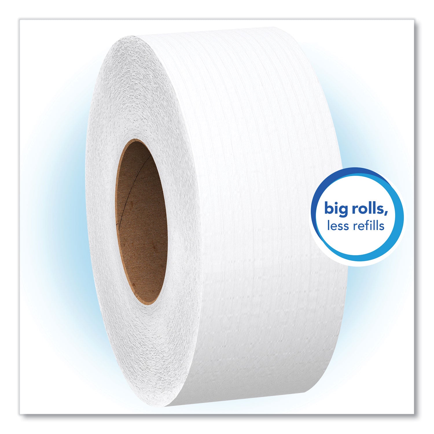 Scott® Essential JRT Jumbo Roll Bathroom Tissue, Septic Safe, 1-Ply, White, 3.55" x 2,000 ft, 12 Rolls/Carton