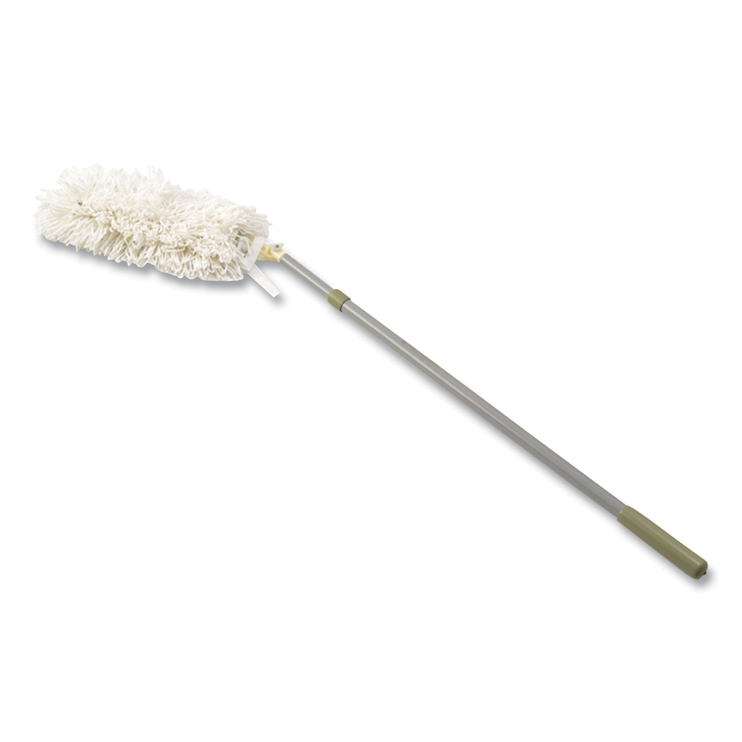 Rubbermaid® Commercial HiDuster Dusting Tool with Angled Launderable Head, 51" Extension Handle