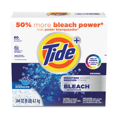 Laundry Detergent with Bleach, Tide Original Scent, Powder, 144 oz Box, 2/Carton Flipcost Flipcost