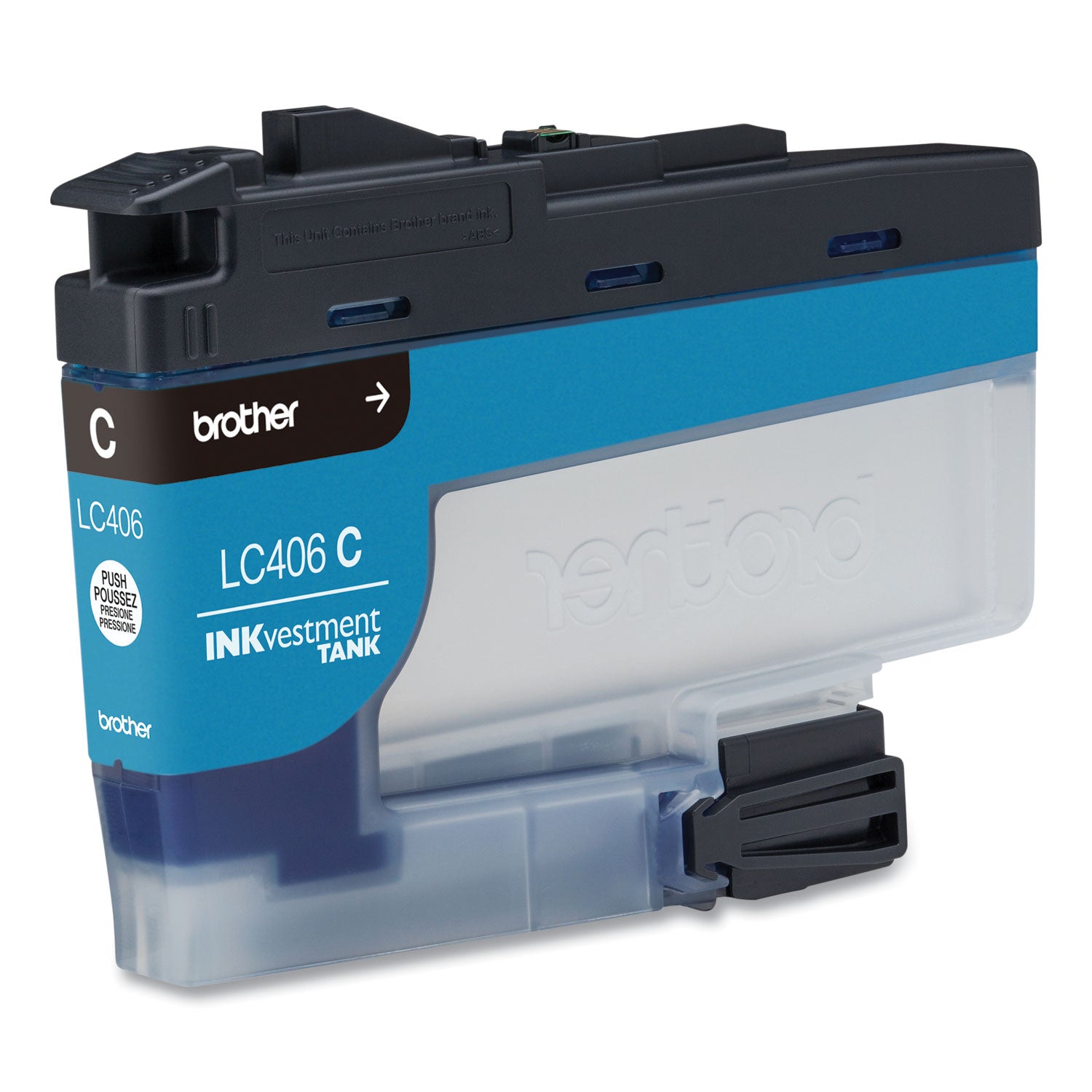 Brother LC406CS INKvestment Ink, 1,500 Page-Yield, Cyan